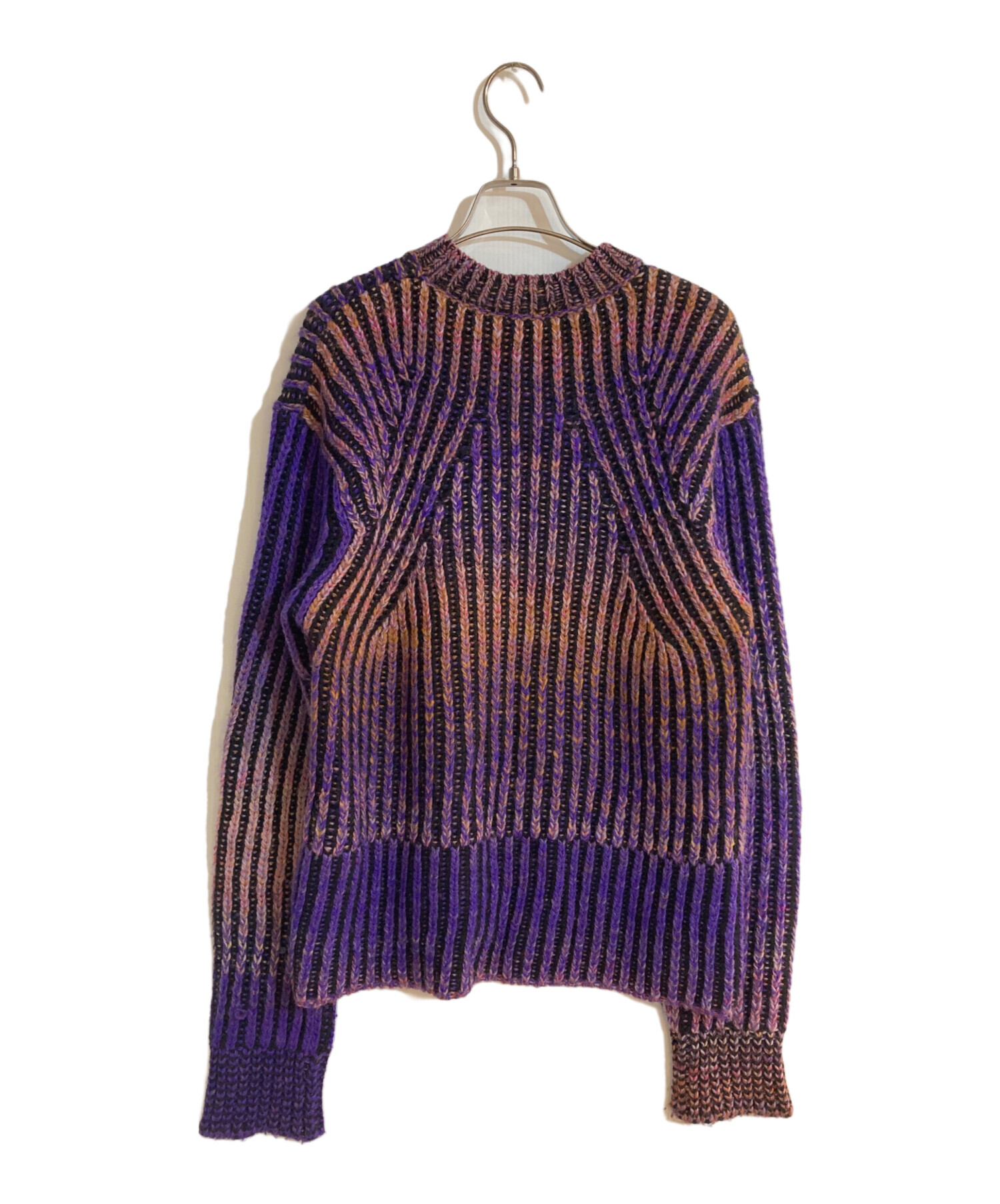 中古・古着通販】DIESEL (ディーゼル) グラデーションニット パープル