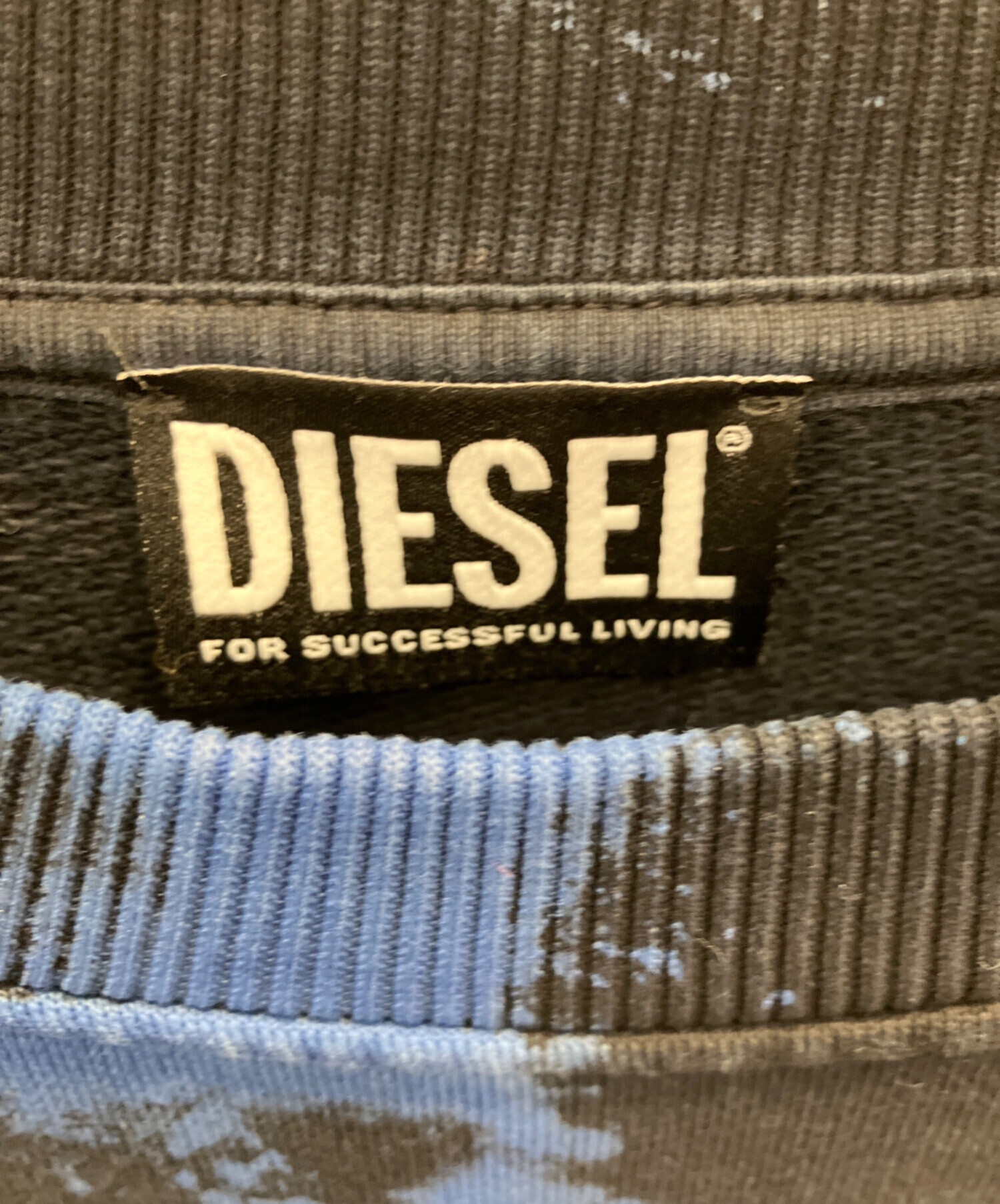中古・古着通販】DIESEL (ディーゼル) タイダイ染めスウェット ブルー