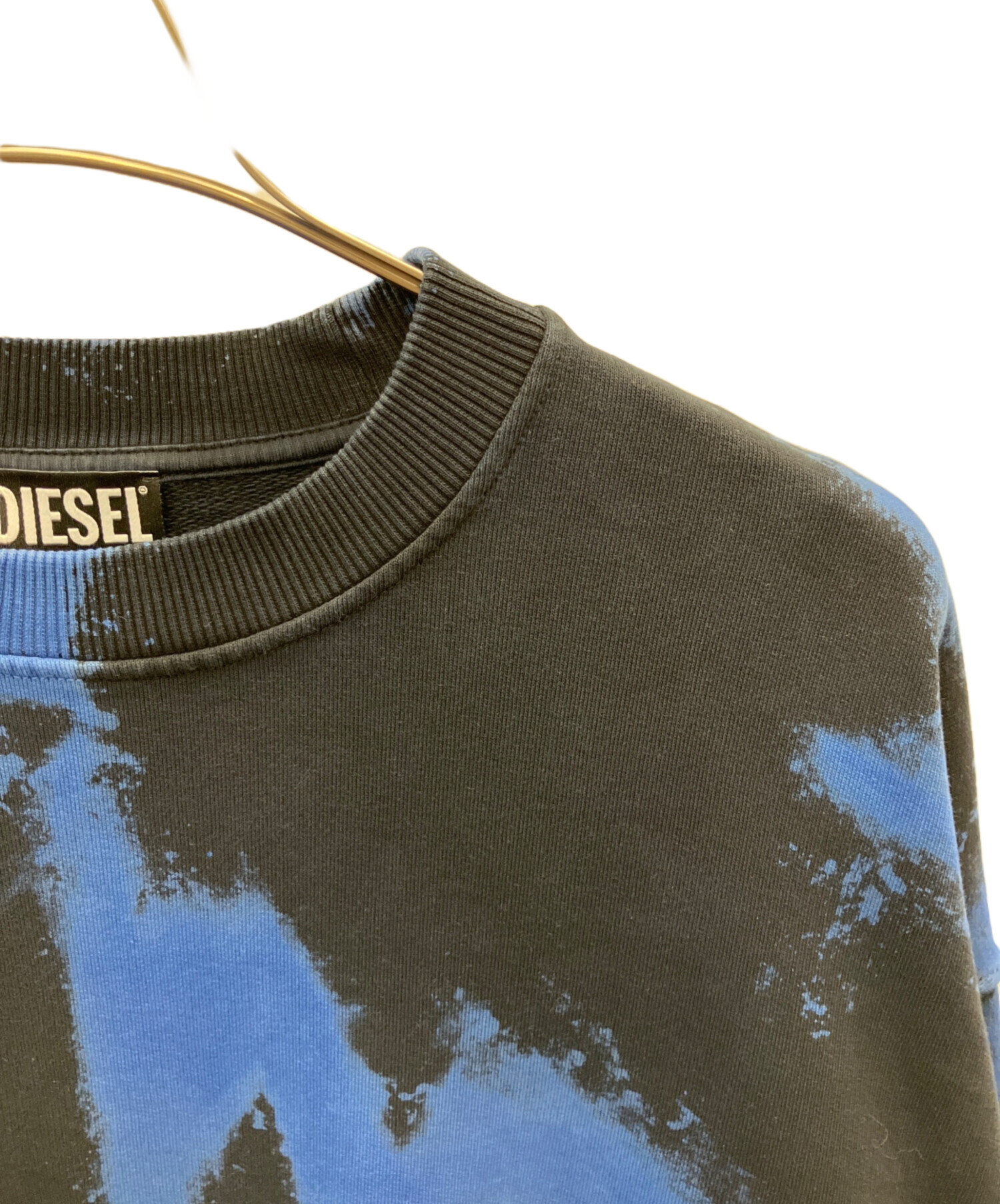 中古・古着通販】DIESEL (ディーゼル) タイダイ染めスウェット ブルー