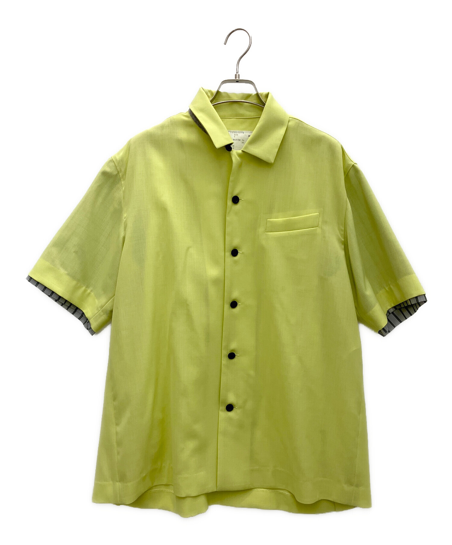 一度着用　定価66,000円　Sacai 新作シャツ 一度着用 定価66,000円 Sacai 新作シャツ 一度着用定価66,000円Sacai