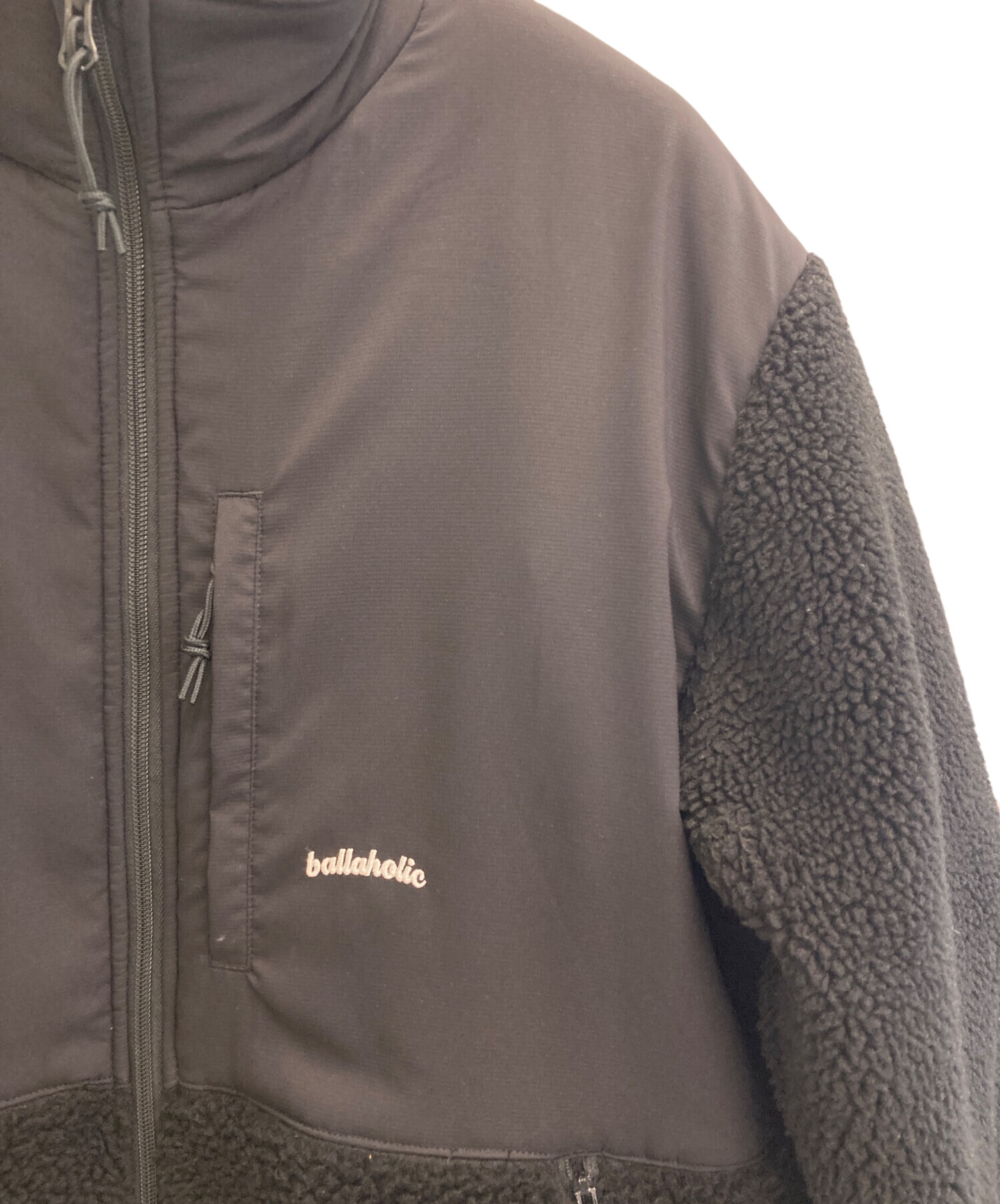 中古・古着通販】ballaholic (ボーラホリック) Logo Boa Jacket 
