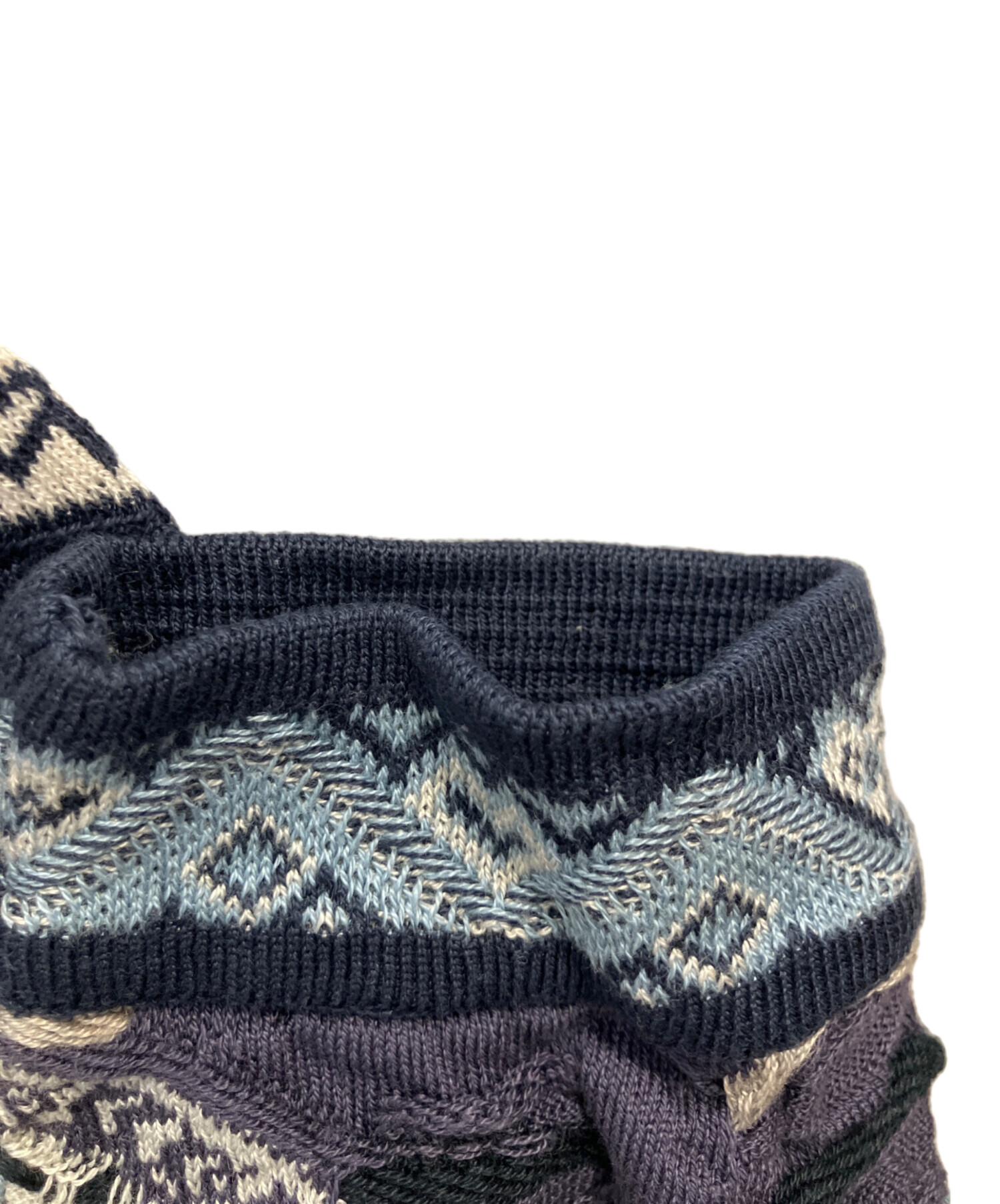 中古・古着通販】Coogi (クージー) 3Dニットカーディガン ブルー