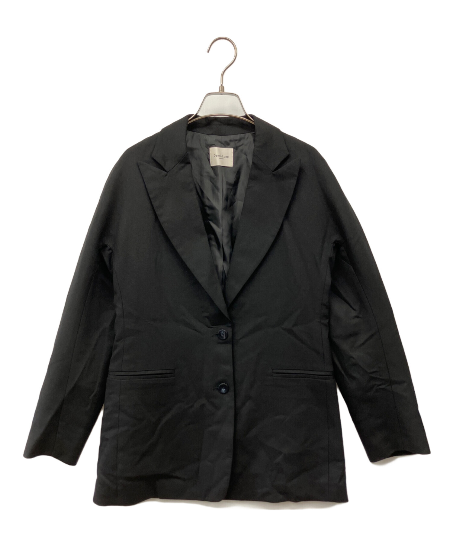 Demi-Luxe BEAMS - Demi-Luxe BEAMS デミルクスビームス テーラードジャケット M 茶 【古着】【中古】【送料無料】 中古・古着通販】Demi-Luxe BEAMS (デミルクス ビームス) 二重織り