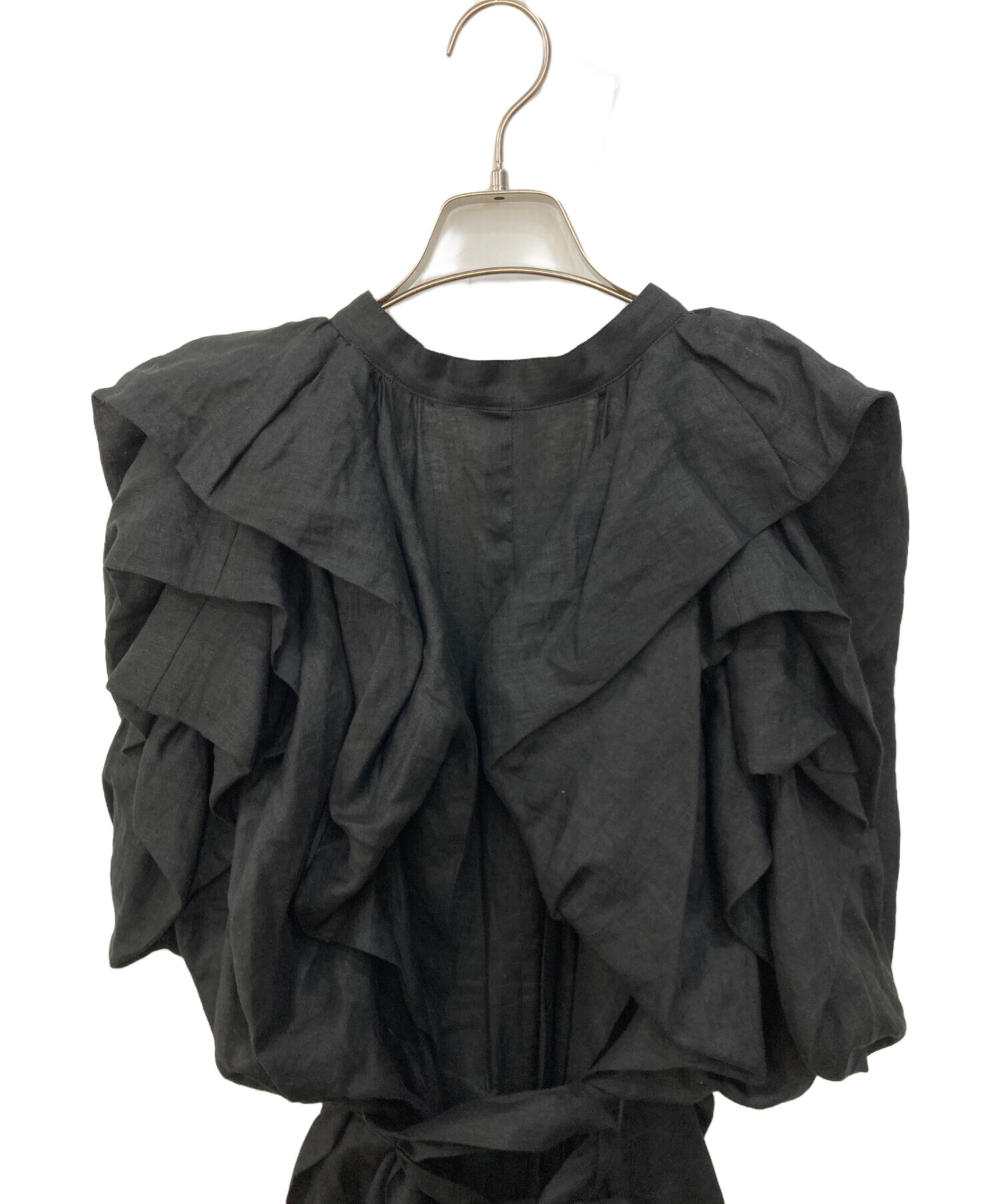 MYLAN ボリュームスリーブ マキシドレス 中古・古着通販】MYLAN (マイラン) Volume Sleeve Maxi Dress