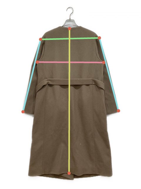 未使用タグ付✨セオリーリュクス ロングコート コーティング 撥水加工 ベージュ 未使用タグ付✨セオリーリュクス ロングコート コーティング 撥水加工