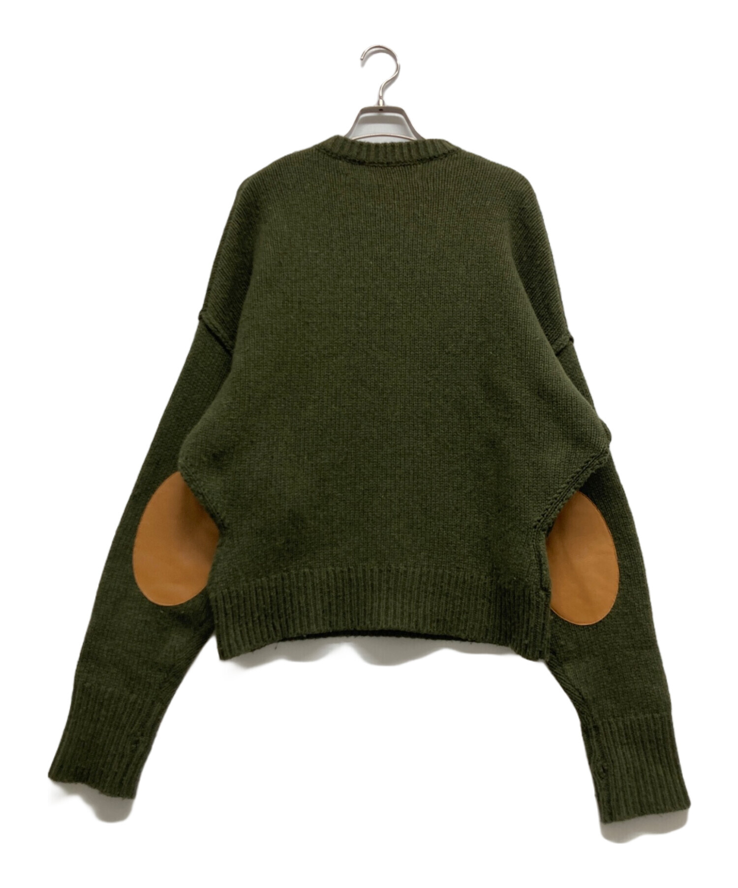 中古・古着通販】INSCRIRE (アンスクリア) エルボーパッチ Vネック