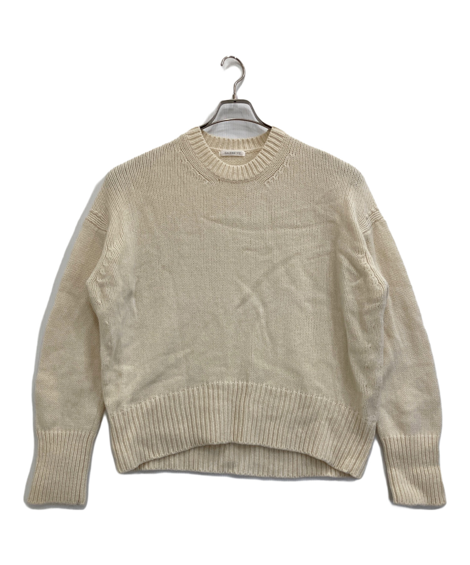 未使用✨GALERIE VIE ファインウール　クルーネック　プルオーバー ファインウール クルーネックプルオーバー | GALERIE VIE (Women