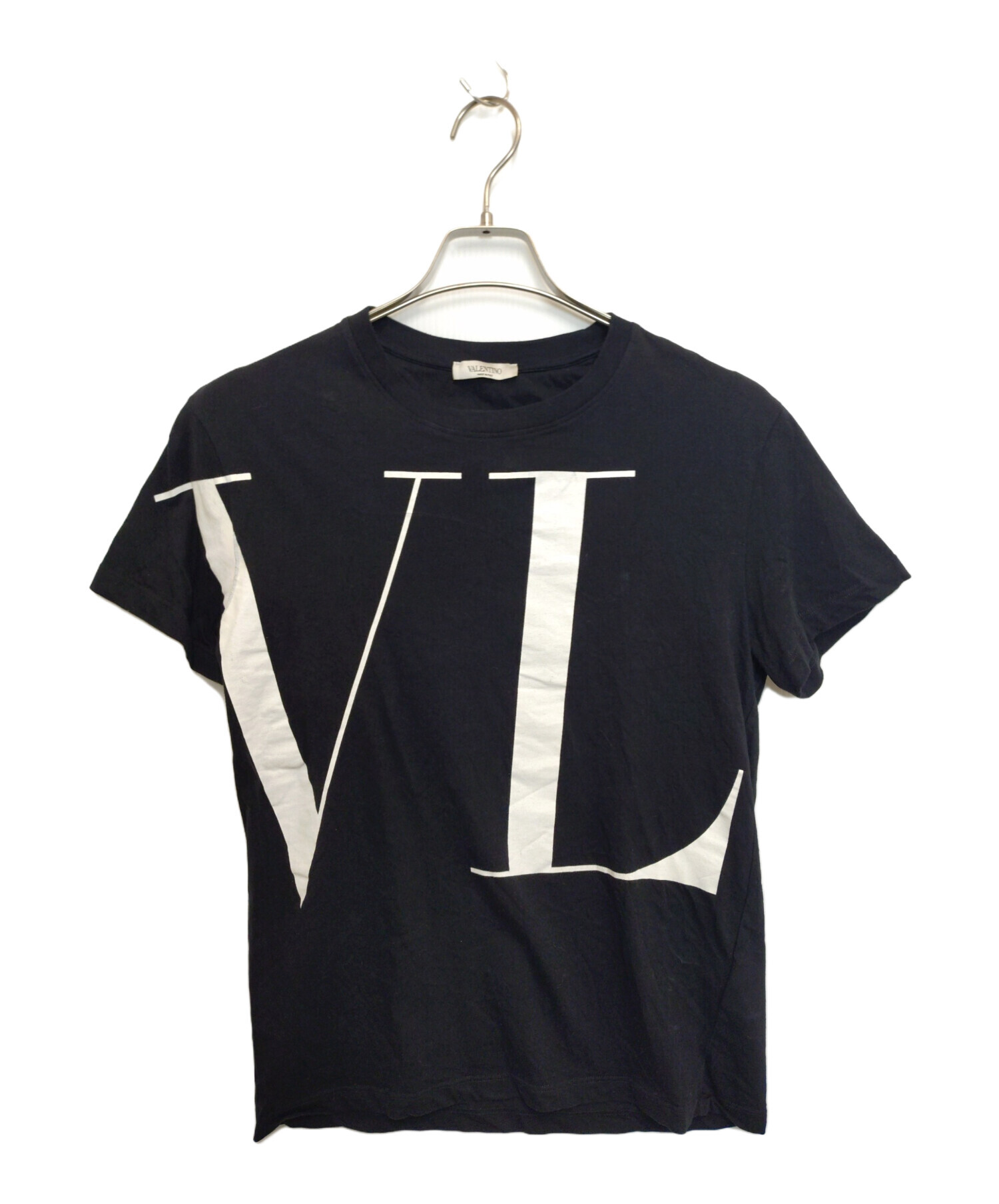 中古・古着通販】VALENTINO (ヴァレンティノ) ロゴTシャツ ブラック
