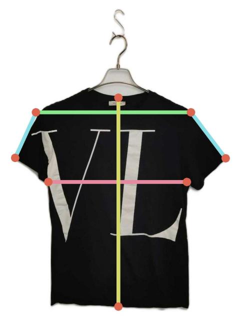 中古・古着通販】VALENTINO (ヴァレンティノ) ロゴTシャツ ブラック