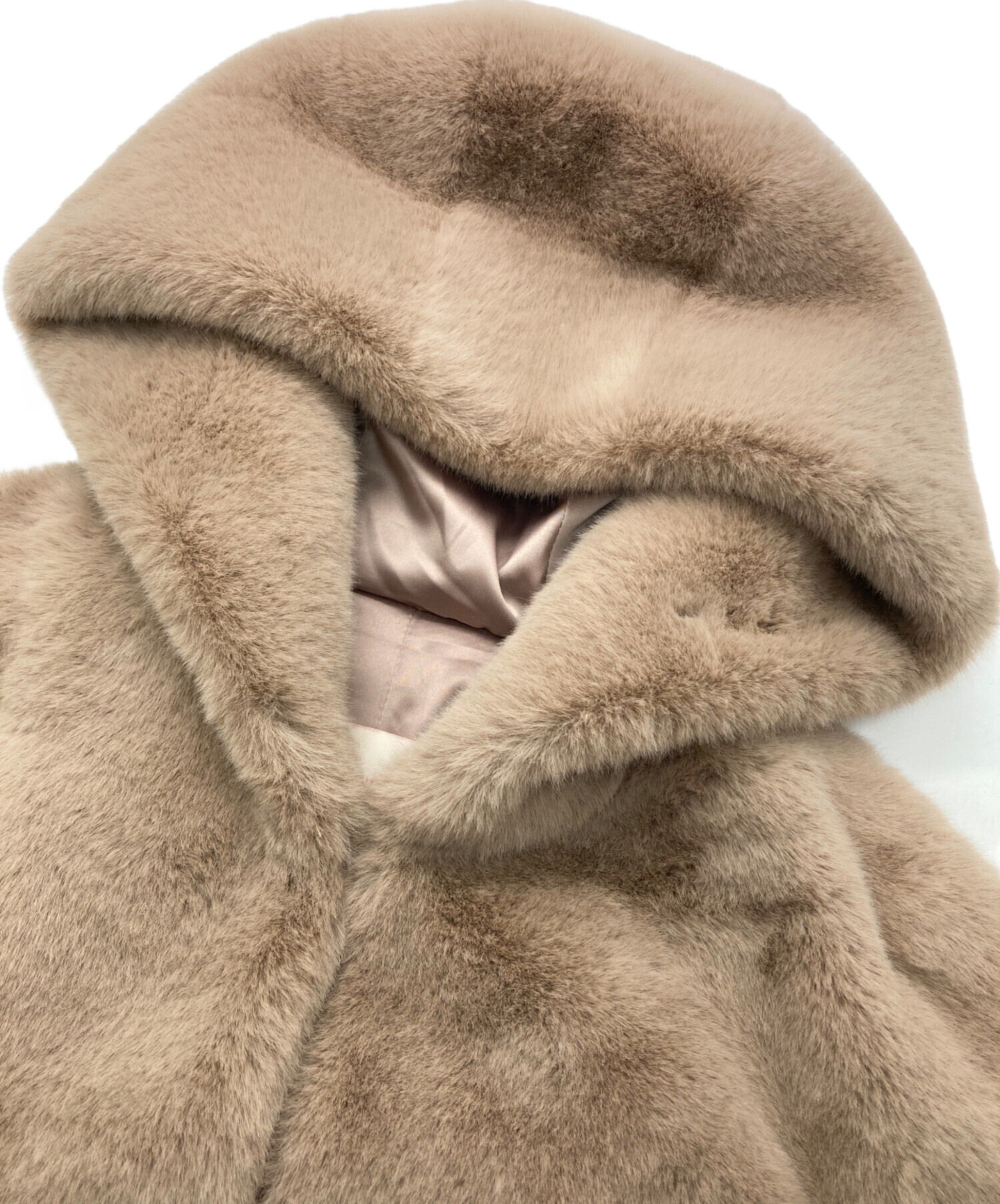 LemonpletファーコートMサイズ　ベージュ 中古・古着通販】LEMONPLET (レモンプレット) FAUX FUR LAON