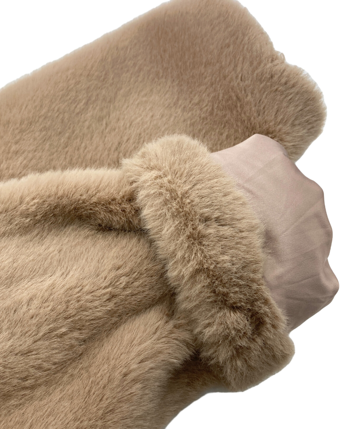 LemonpletファーコートMサイズ　ベージュ 中古・古着通販】LEMONPLET (レモンプレット) FAUX FUR LAON