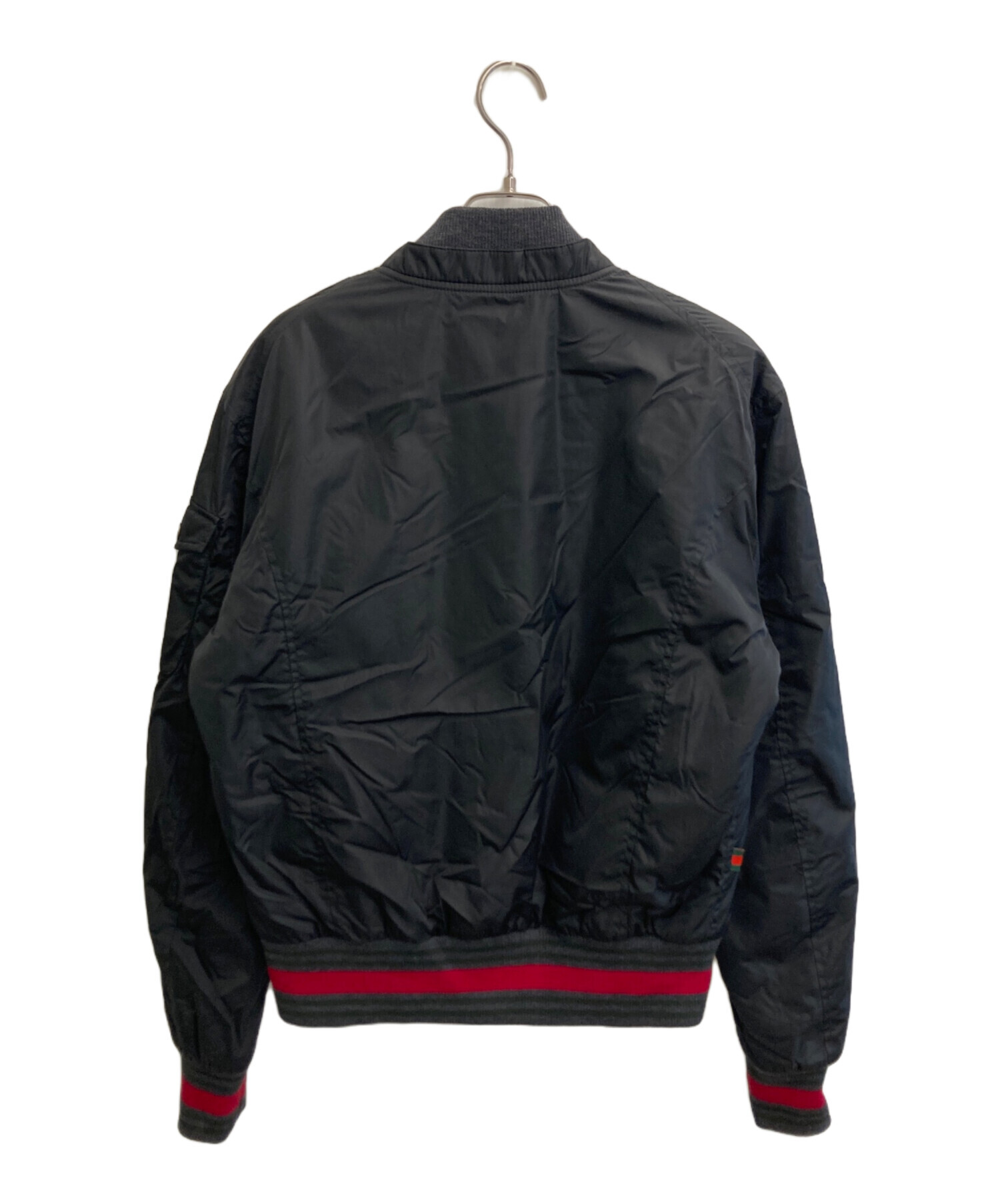 中古・古着通販】GUCCI (グッチ) フライトジャケット ブラック