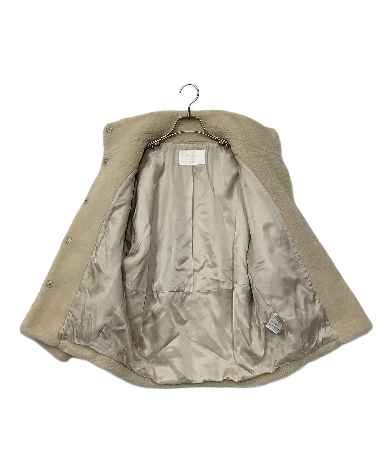 ボールズィ Ballsey コート 36 スタンドカラーショートコート ベージュ ボールズィ Ballsey コート 36 スタンドカラーショートコート ベージュ