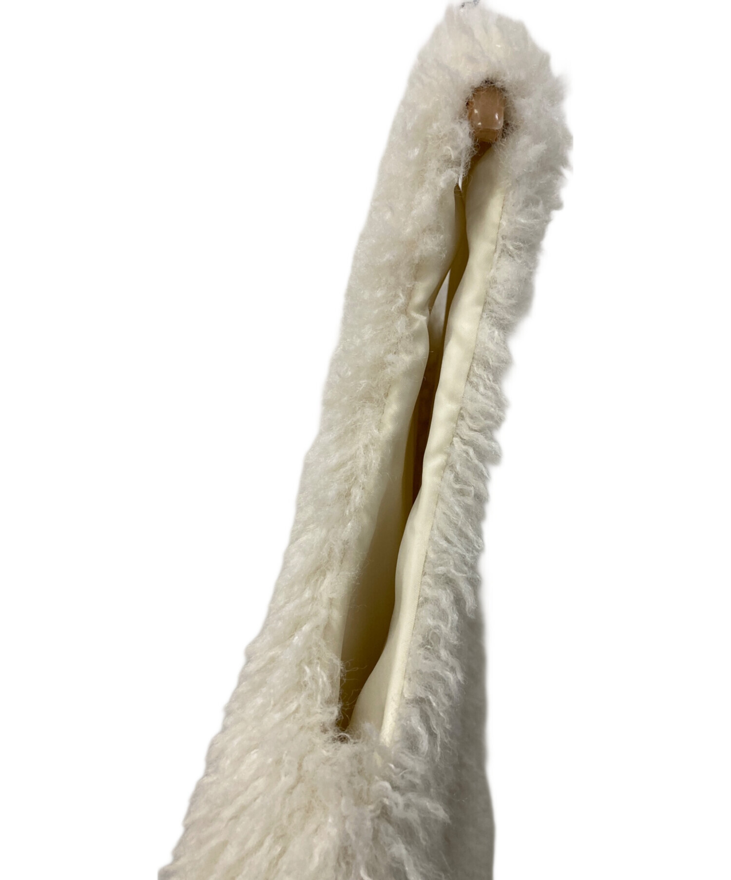 【新品未使用】OHGA リバーポンチョ　ベージュ 新品未使用未試着タグ付き】OHGA リバーポンチョベージュ