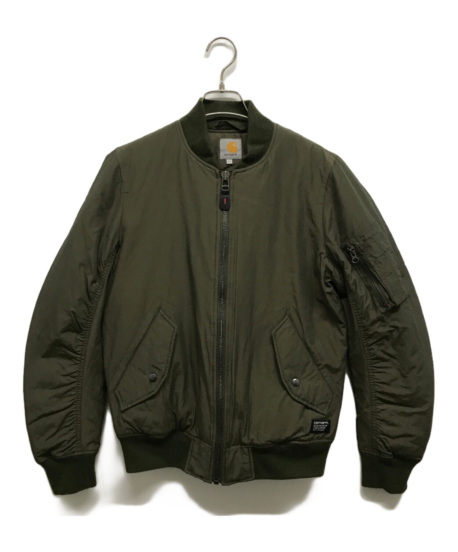 中古・古着通販】CarHartt (カーハート) CLIFTON BOMBER カーキ サイズ 