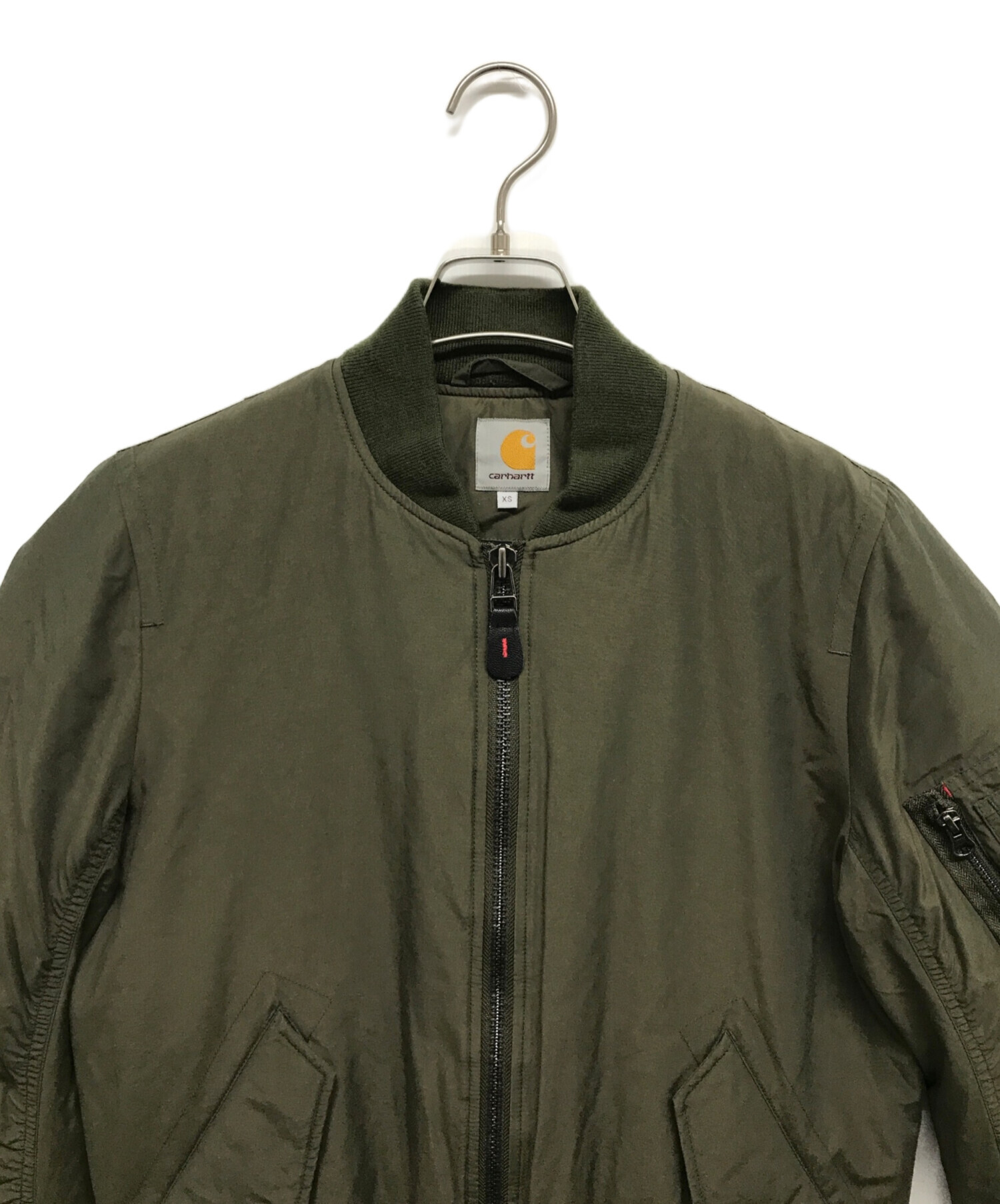 中古・古着通販】CarHartt (カーハート) CLIFTON BOMBER カーキ サイズ 