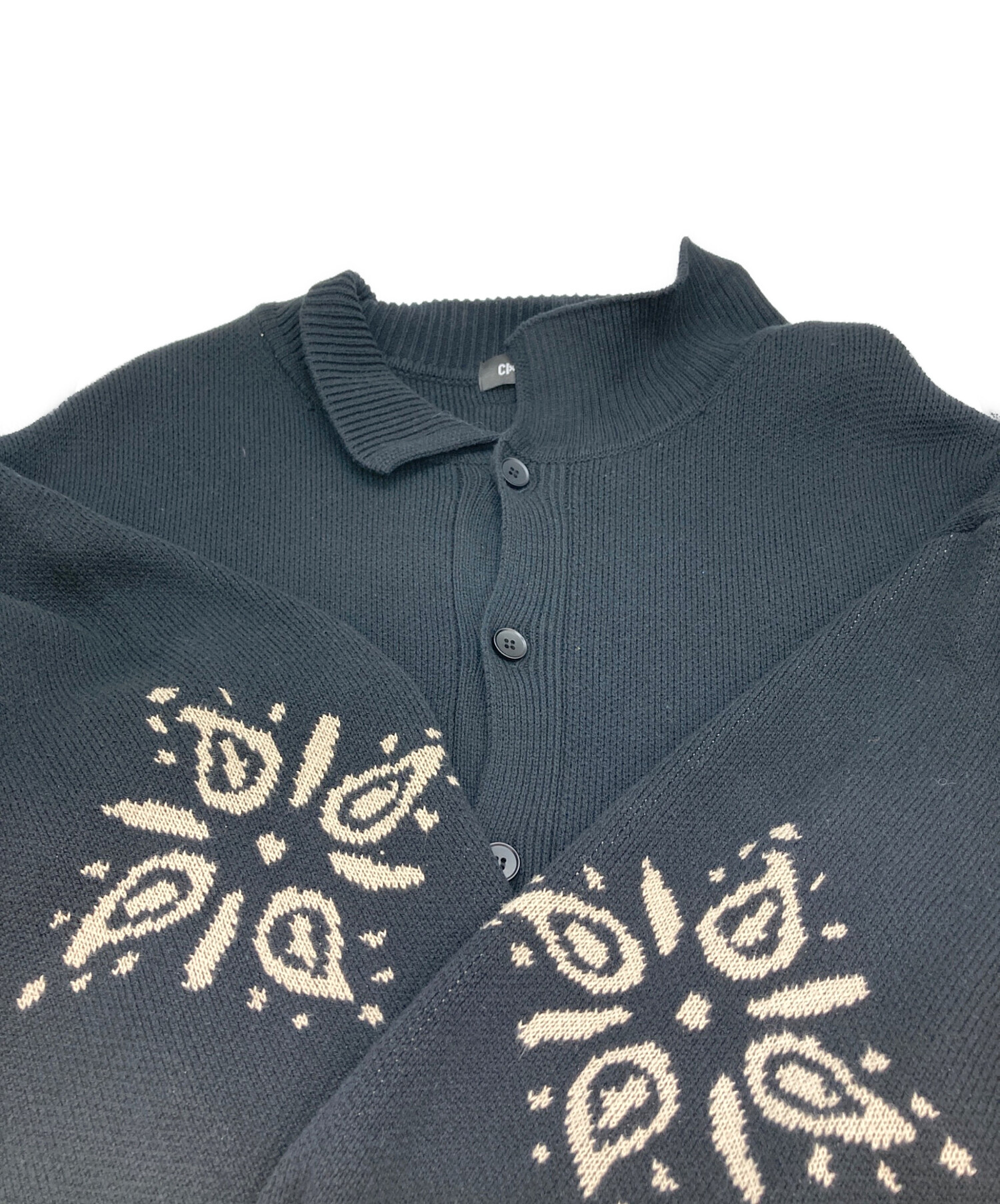 中古・古着通販】CHRONOIZM (クロノイズム) COLLARED CARDIGAN 