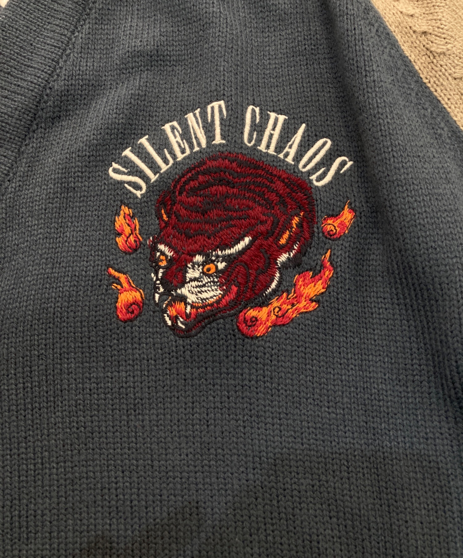 中古・古着通販】glamb (グラム) Rhapsody Ska Cardigan ネイビー