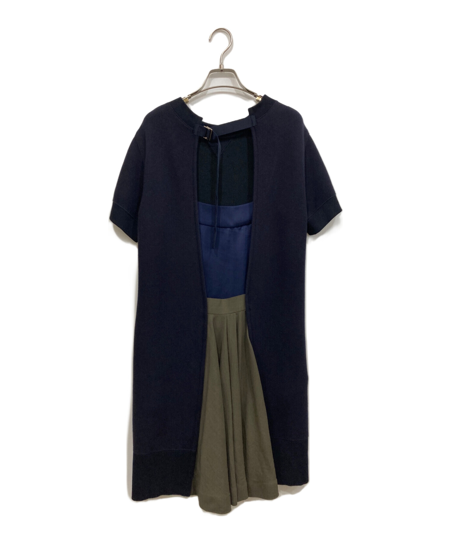 中古・古着通販】sacai (サカイ) ドッキングスウェットワンピース 
