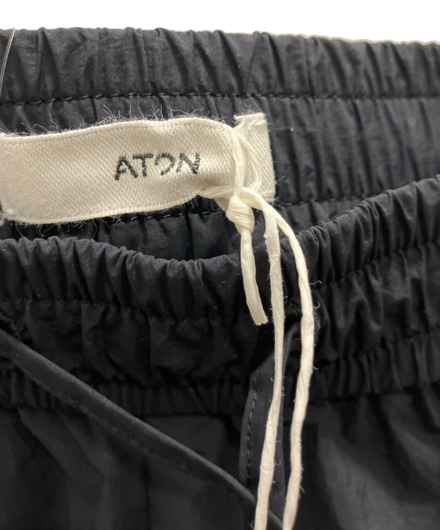 中古・古着通販】ATON (エイトン) TRAVEL NYLON WIDE EASY 