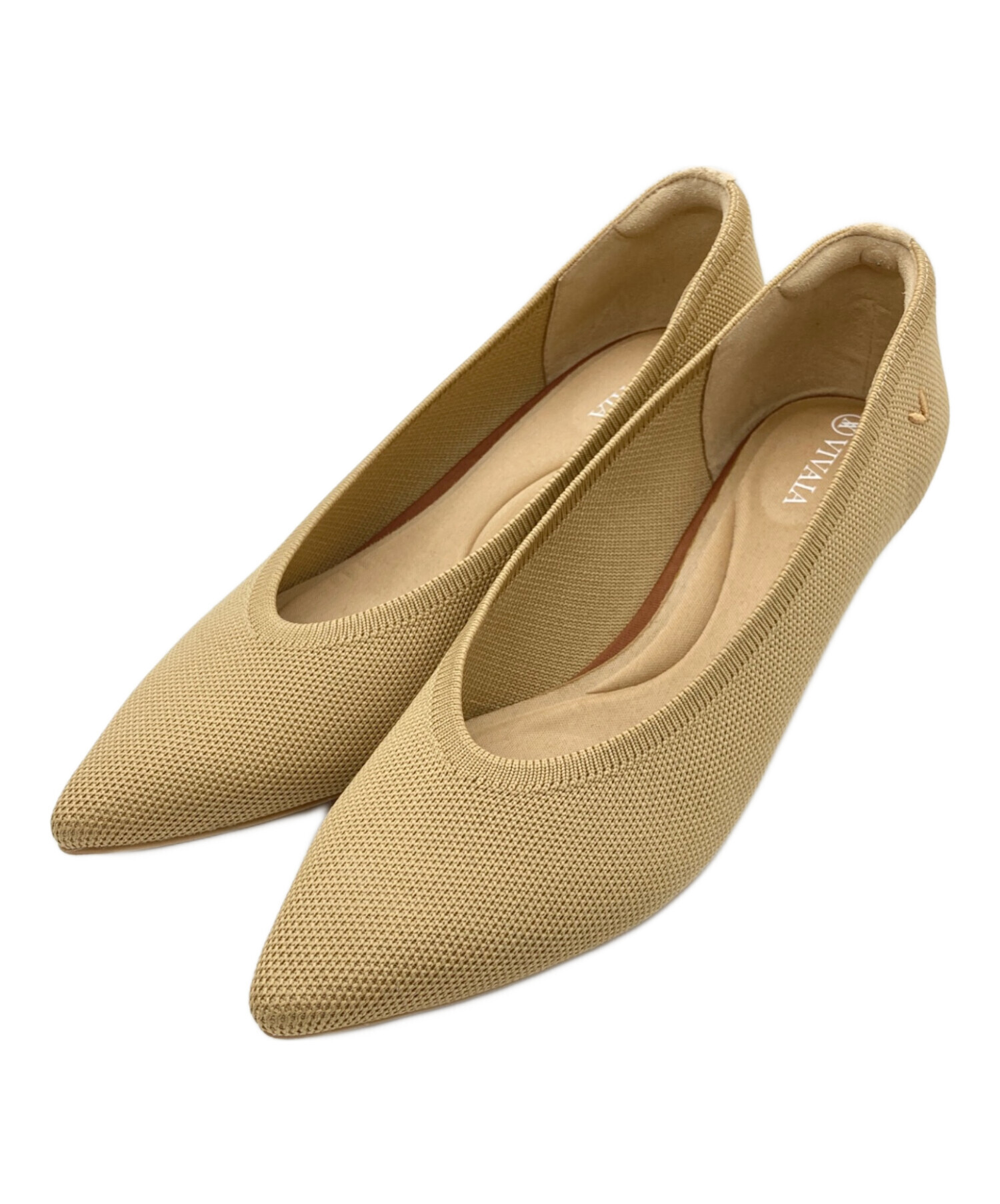中古・古着通販】VIVAIA (ビバイア) ヒールパンプス ベージュ サイズ 中古・古着通販】VIVAIA (ビバイア) ヒールパンプス ベージュ サイズ