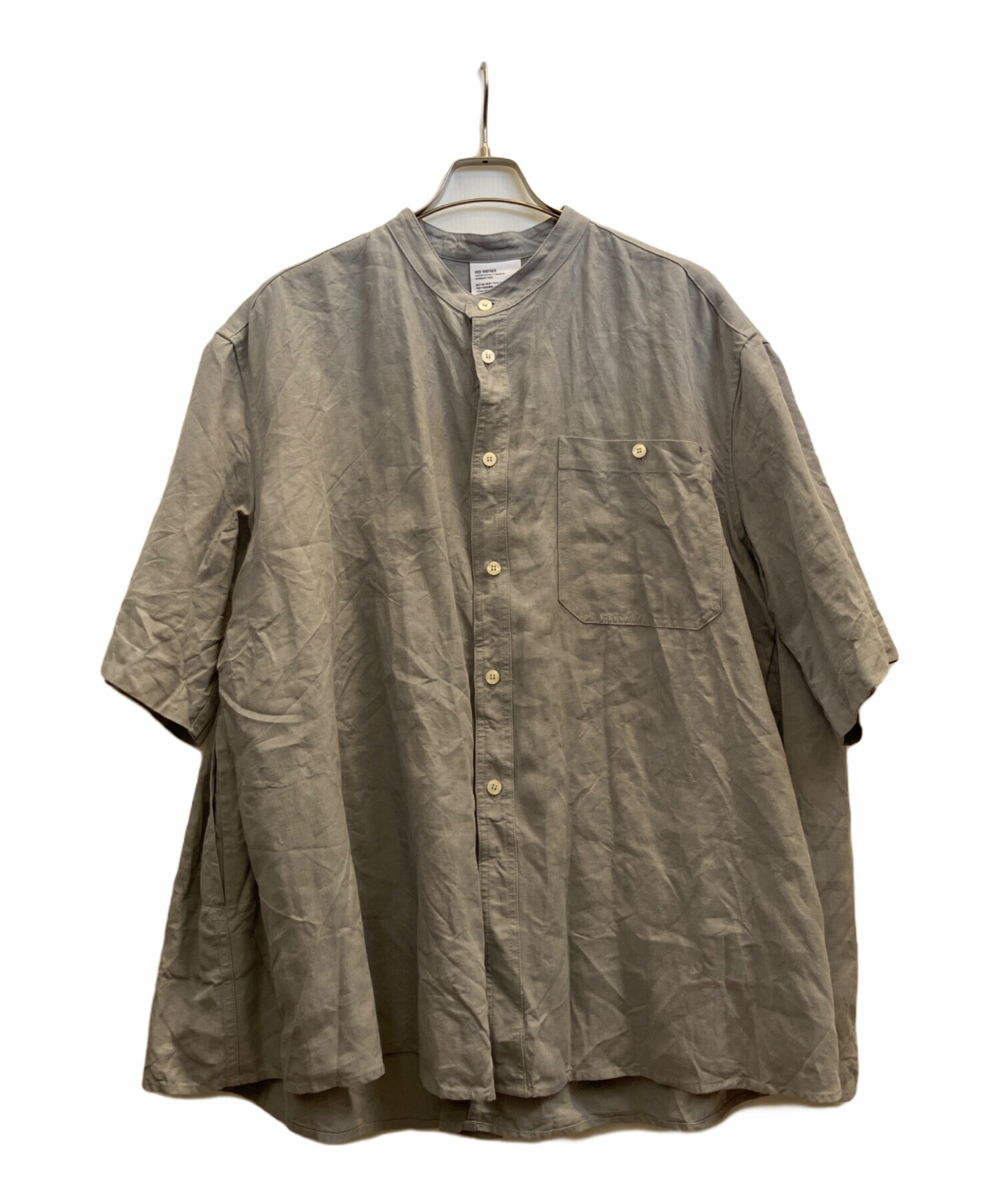 中古・古着通販】Hed Mayner (ヘド メイナー) 3PLEATS SHORT SLEEVE