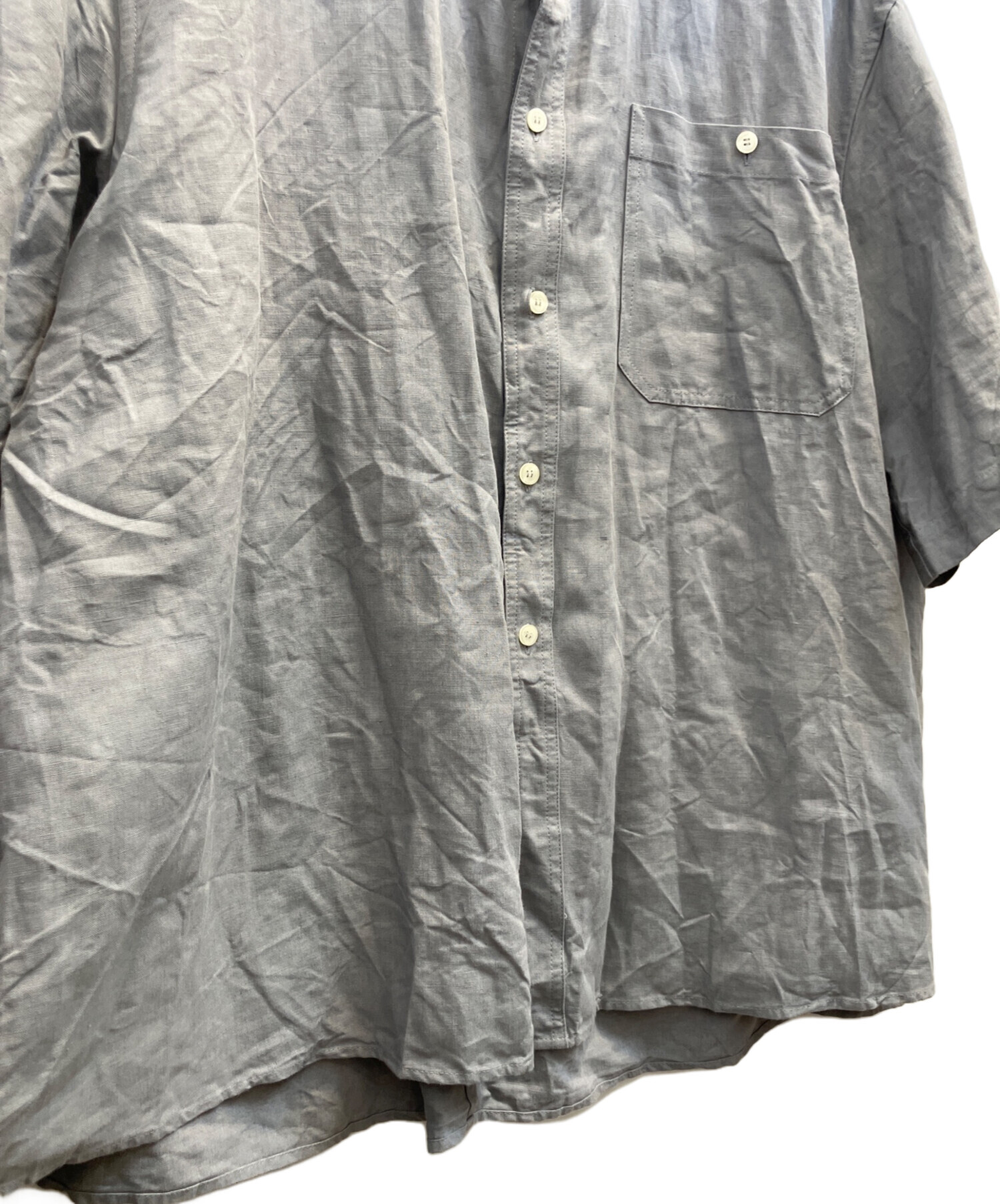 中古・古着通販】Hed Mayner (ヘド メイナー) 3PLEATS SHORT SLEEVE
