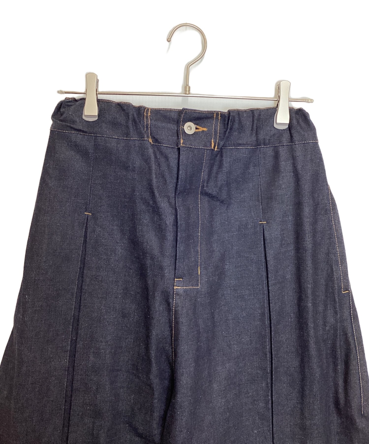中古・古着通販】SAGE NATION (セイジ ネーション) DENIM BOX PLEAT 