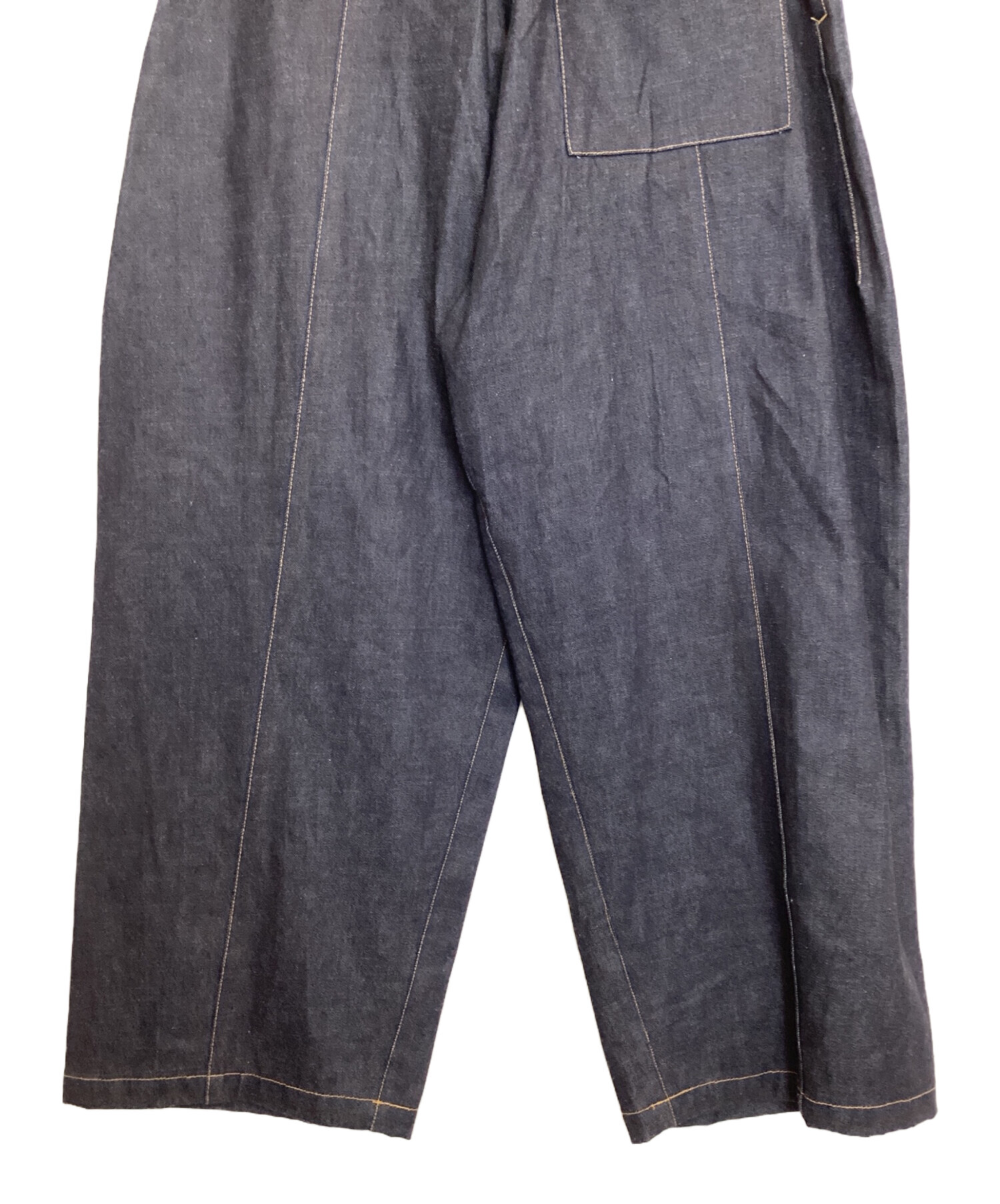 中古・古着通販】SAGE NATION (セイジ ネーション) DENIM BOX PLEAT 