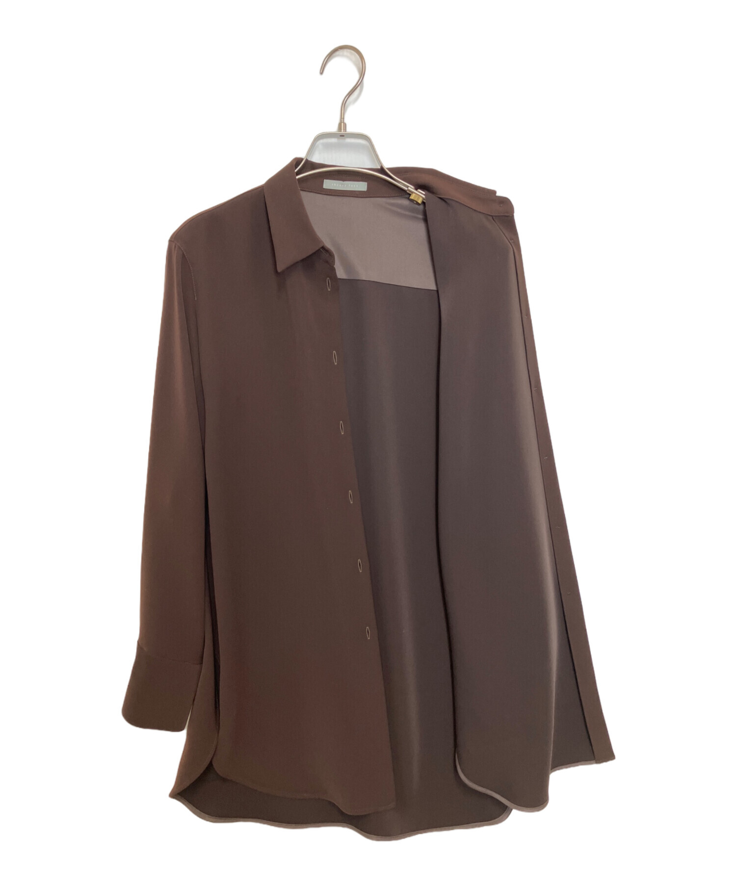 中古・古着通販】theory luxe (セオリーリュクス) シャツ ブラウン