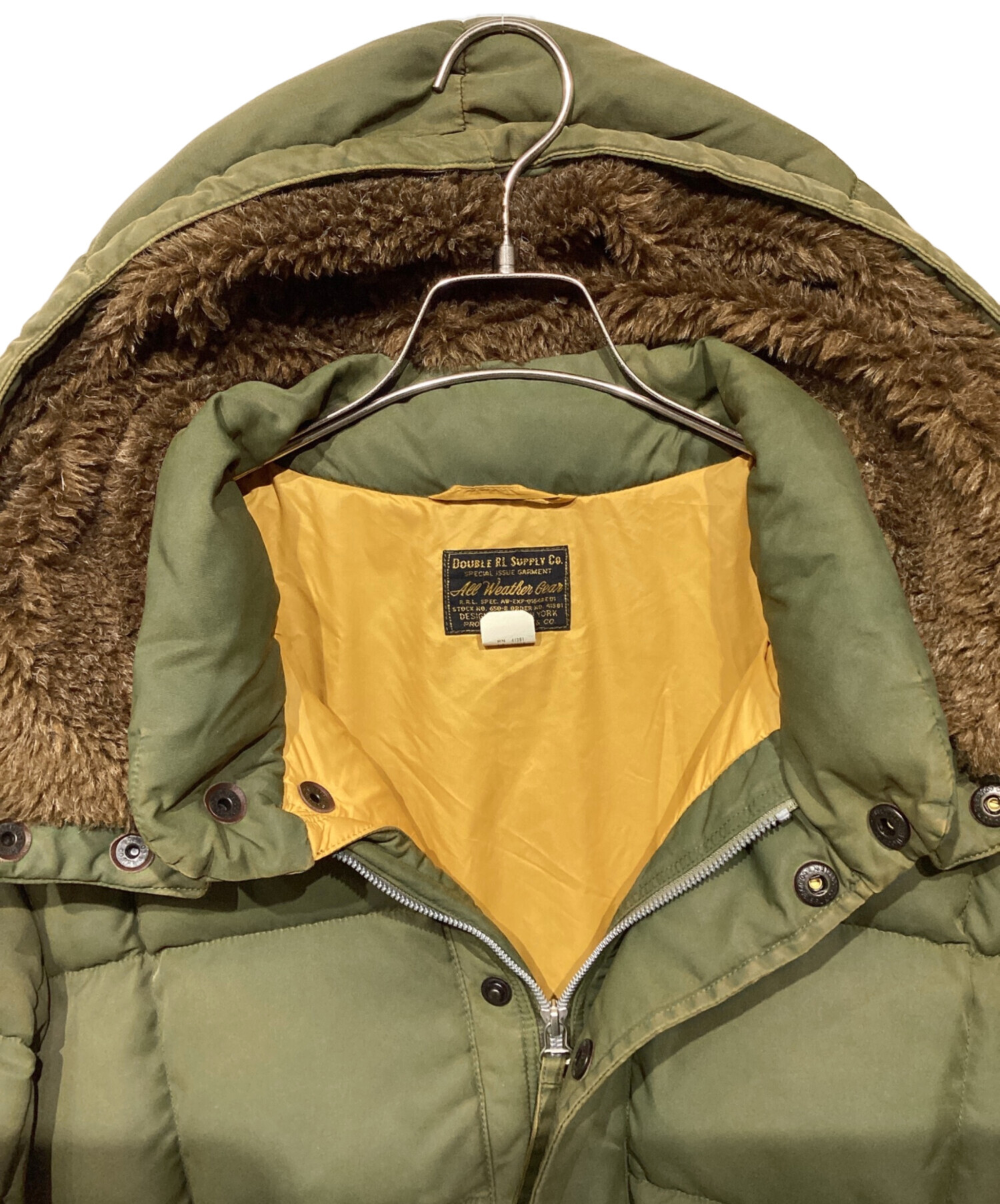 中古・古着通販】RRL (ダブルアールエル) Quilted Hooded Jacket 