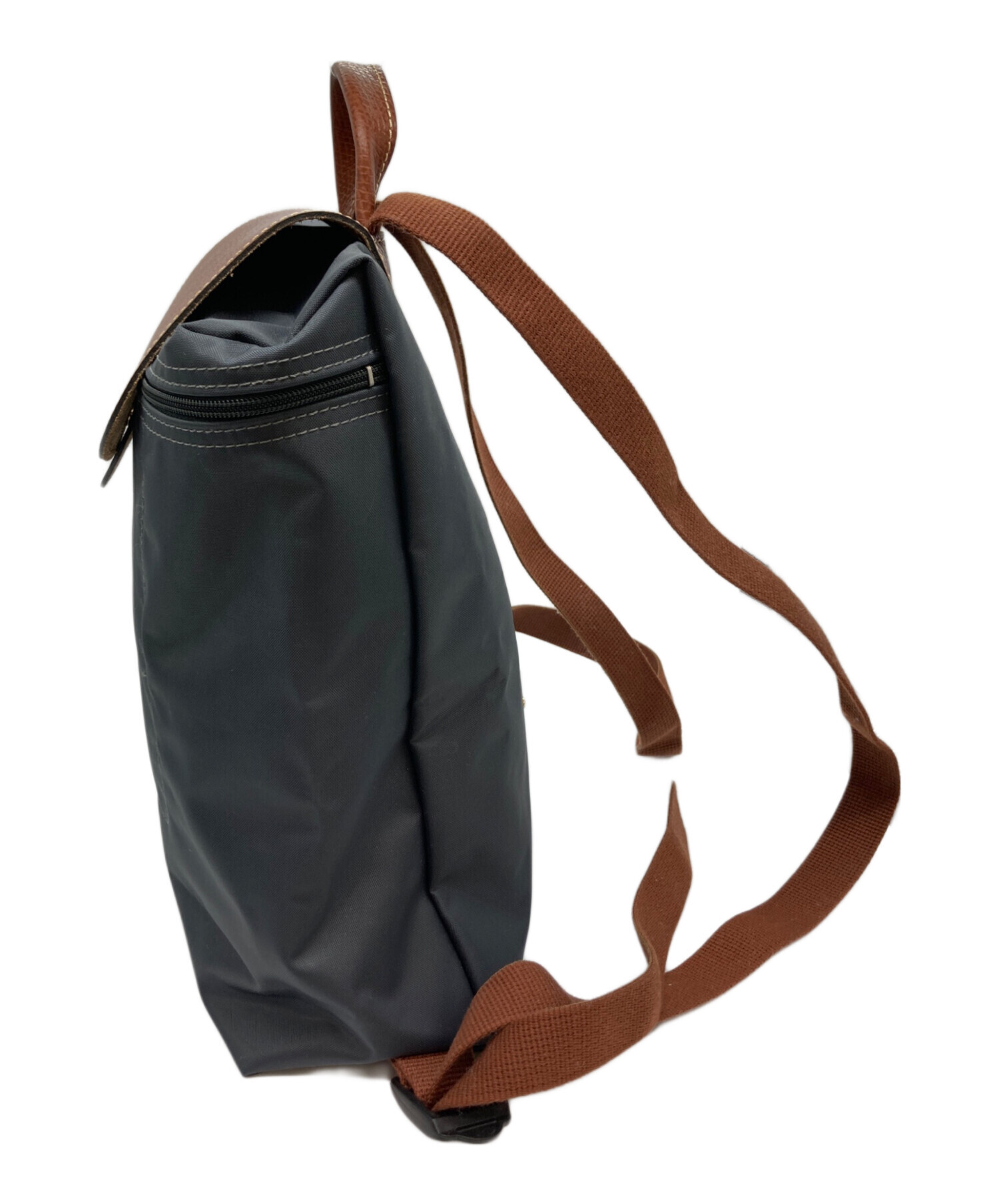 中古・古着通販】LONGCHAMP (ロンシャン) リュック ネイビー サイズ 
