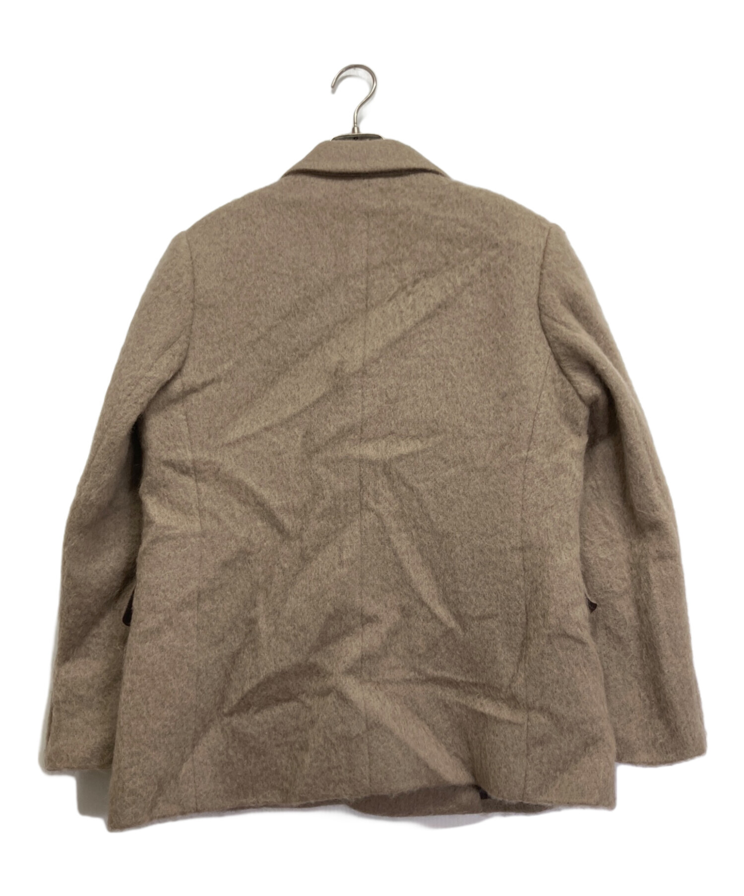 中古・古着通販】BABYLONE (バビロン) ダブルショートコート ベージュ