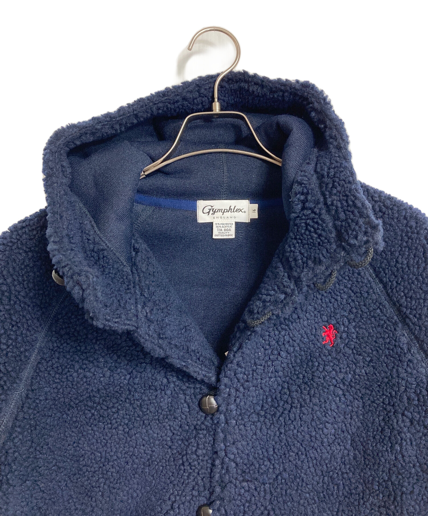 中古・古着通販】Gymphlex (ジムフレックス) ボアフードジャケット 