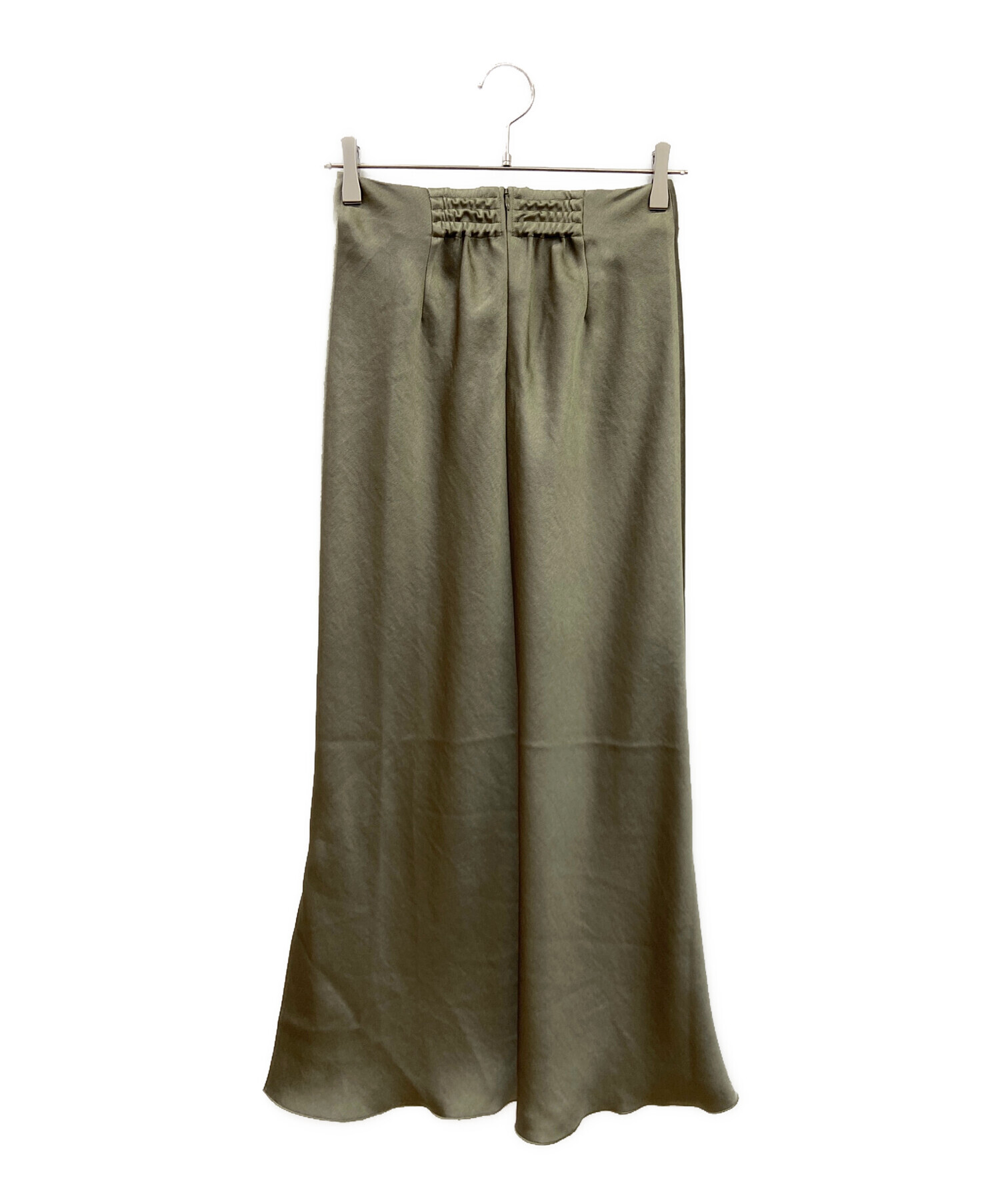 新品タグ付　イエナ　ダブルサテンスカート　カーキ　36 IENA（イエナ） スカート 「追加6」ダブルサテンスカート : ZOZOTOWN