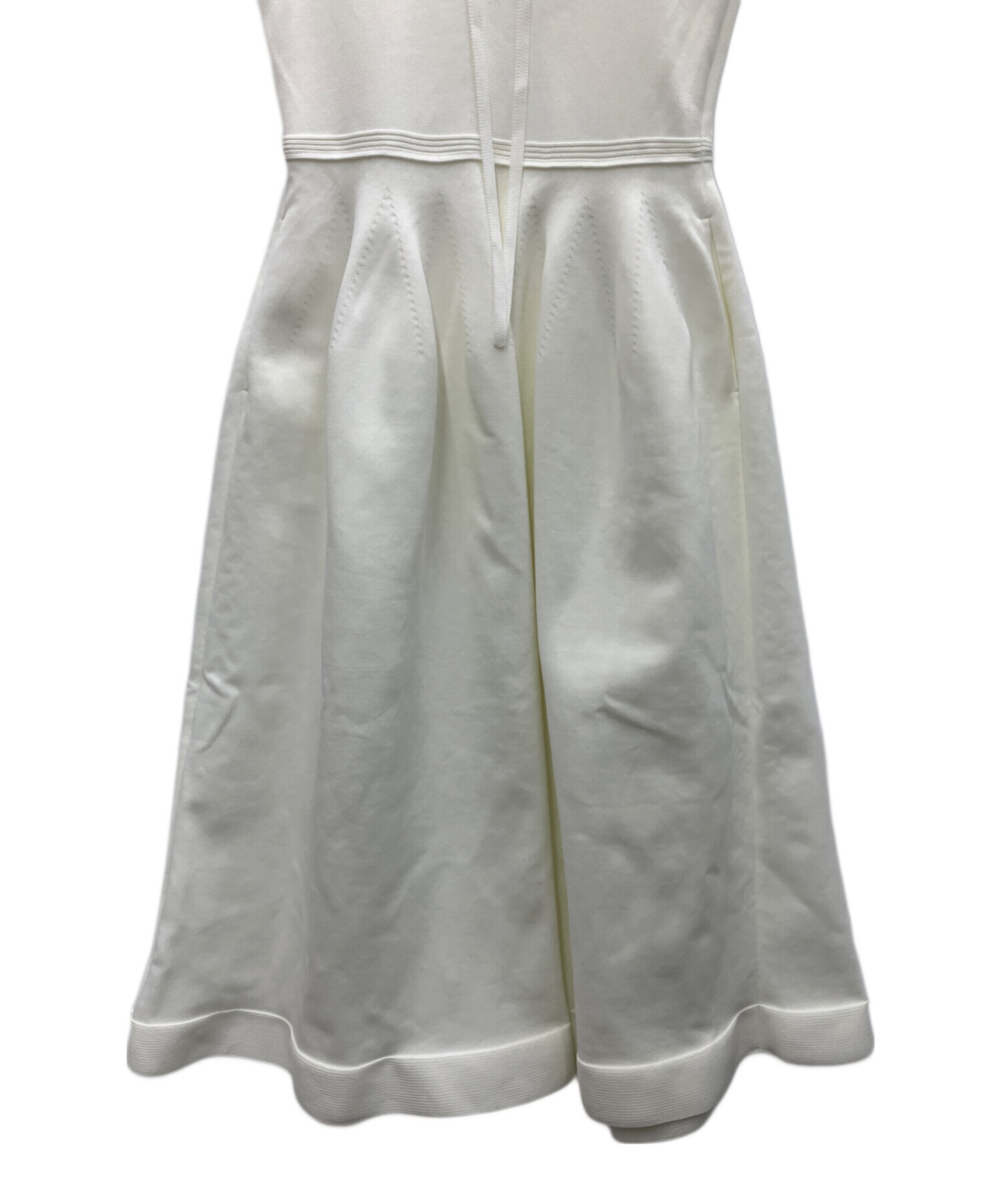 中古・古着通販】Audire (アウディーレ) Milly knit dress ホワイト