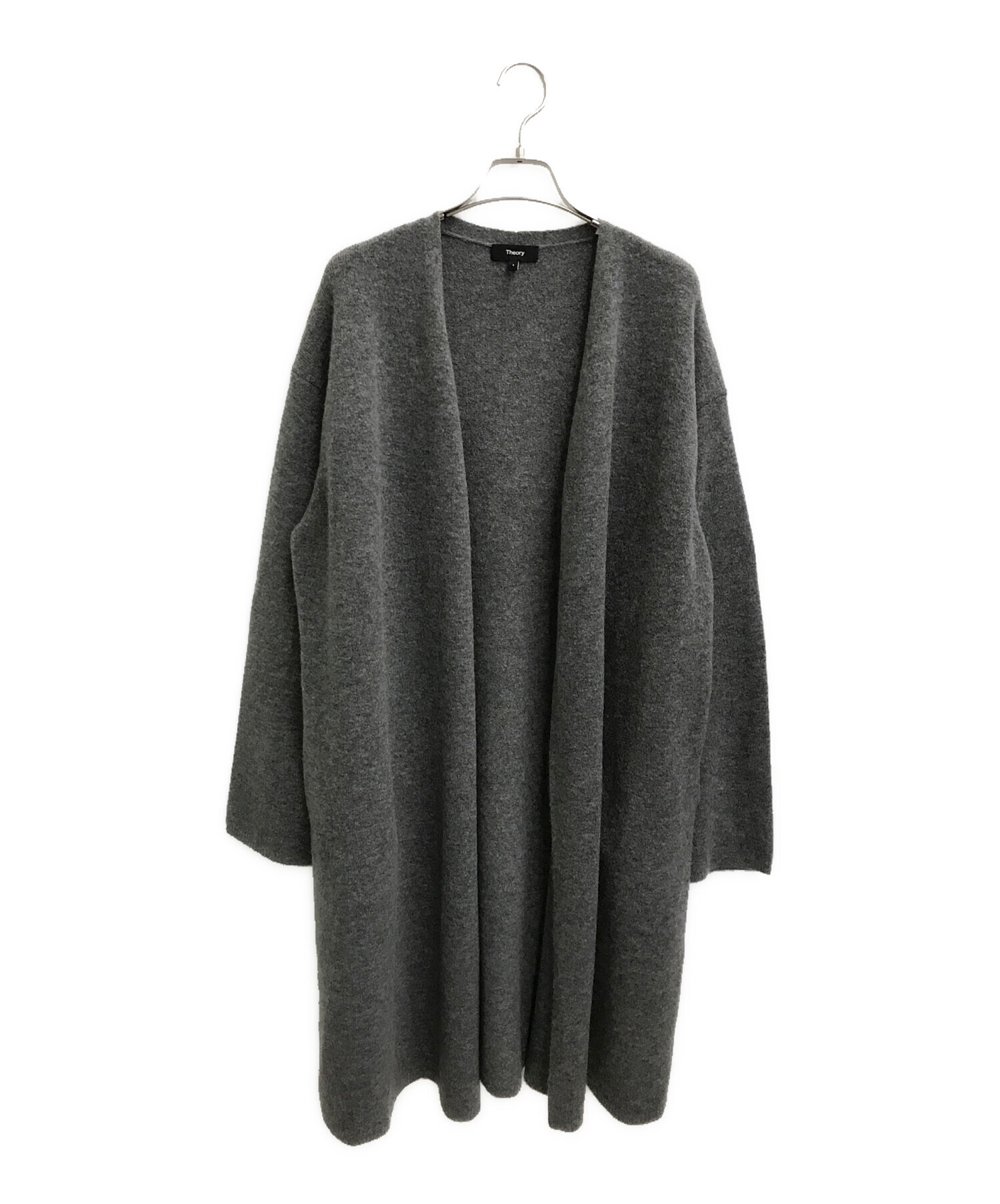 中古・古着通販】theory (セオリー) Astor Wool Clean Cardi PC グレー