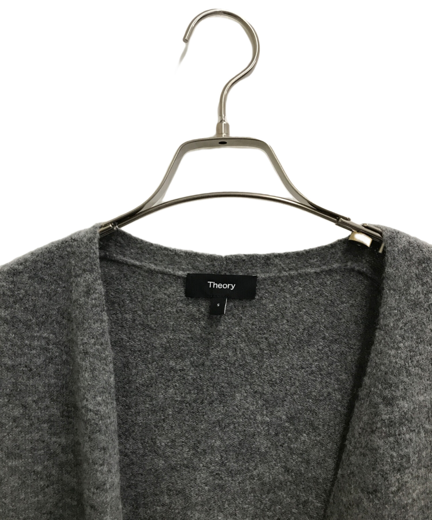 中古・古着通販】theory (セオリー) Astor Wool Clean Cardi PC グレー