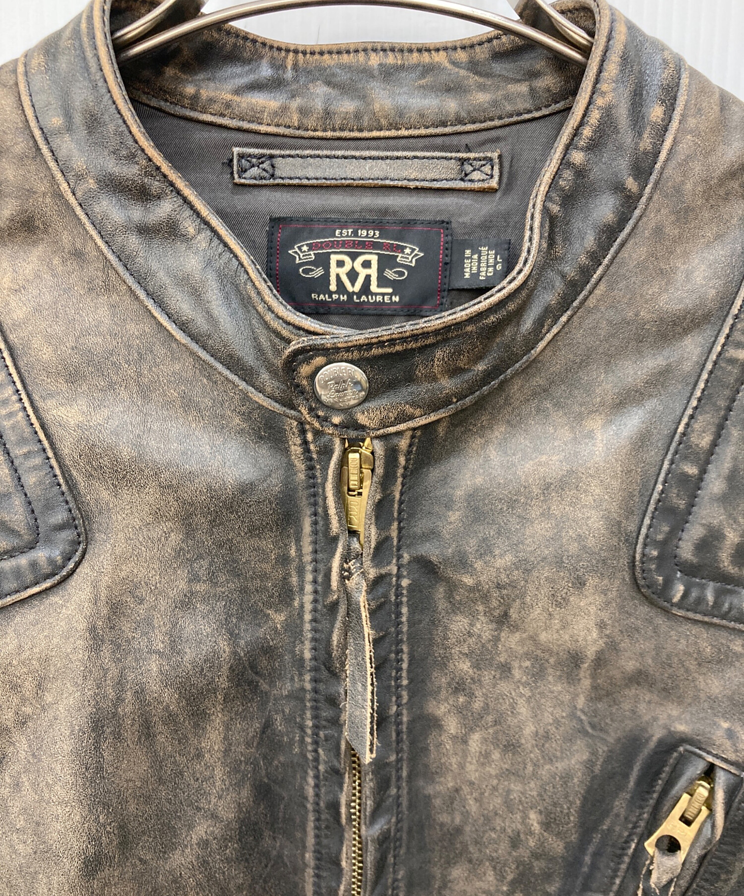 中古・古着通販】RRL (ダブルアールエル) ライダースジャケット