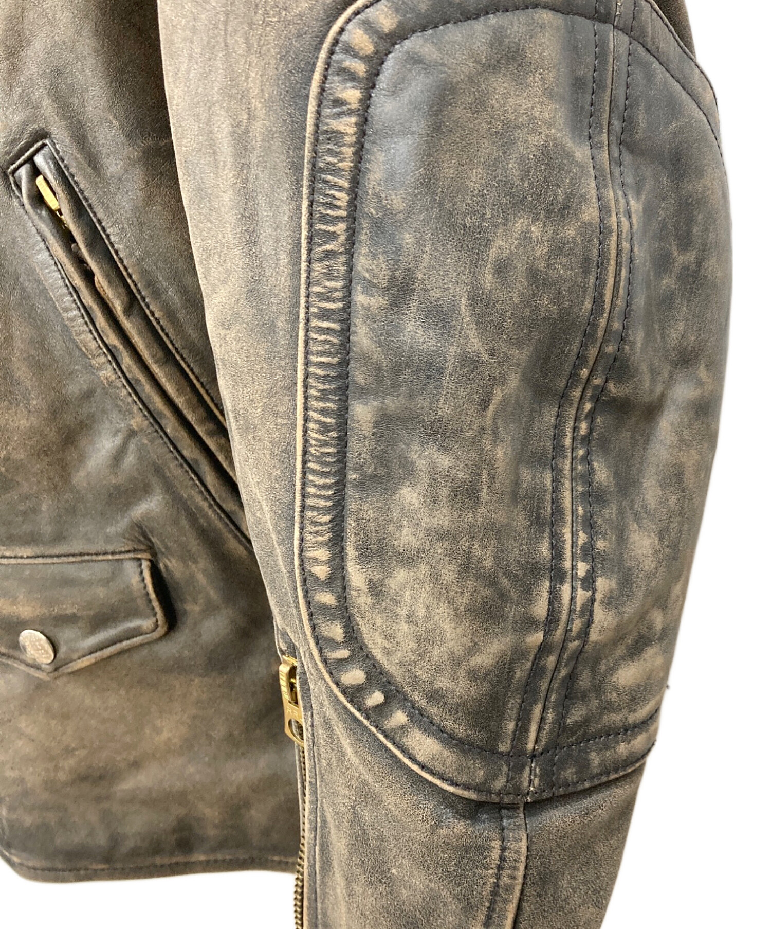 中古・古着通販】RRL (ダブルアールエル) ライダースジャケット