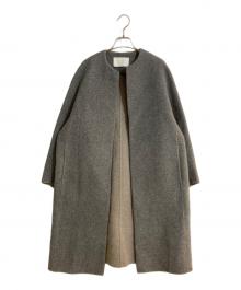 エブールノーカラーシースルーコート未使用 エブールノーカラーシースルーコート未使用 コート、ノーカラーコート