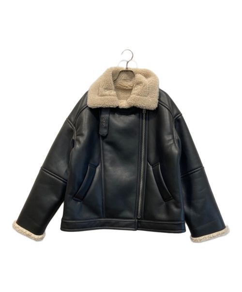 【未使用】HER. ハー　ジャケット　アウター HER.(ハー)｜フェイクスエードジャケット/ブラウン の通販｜ELLESHOP