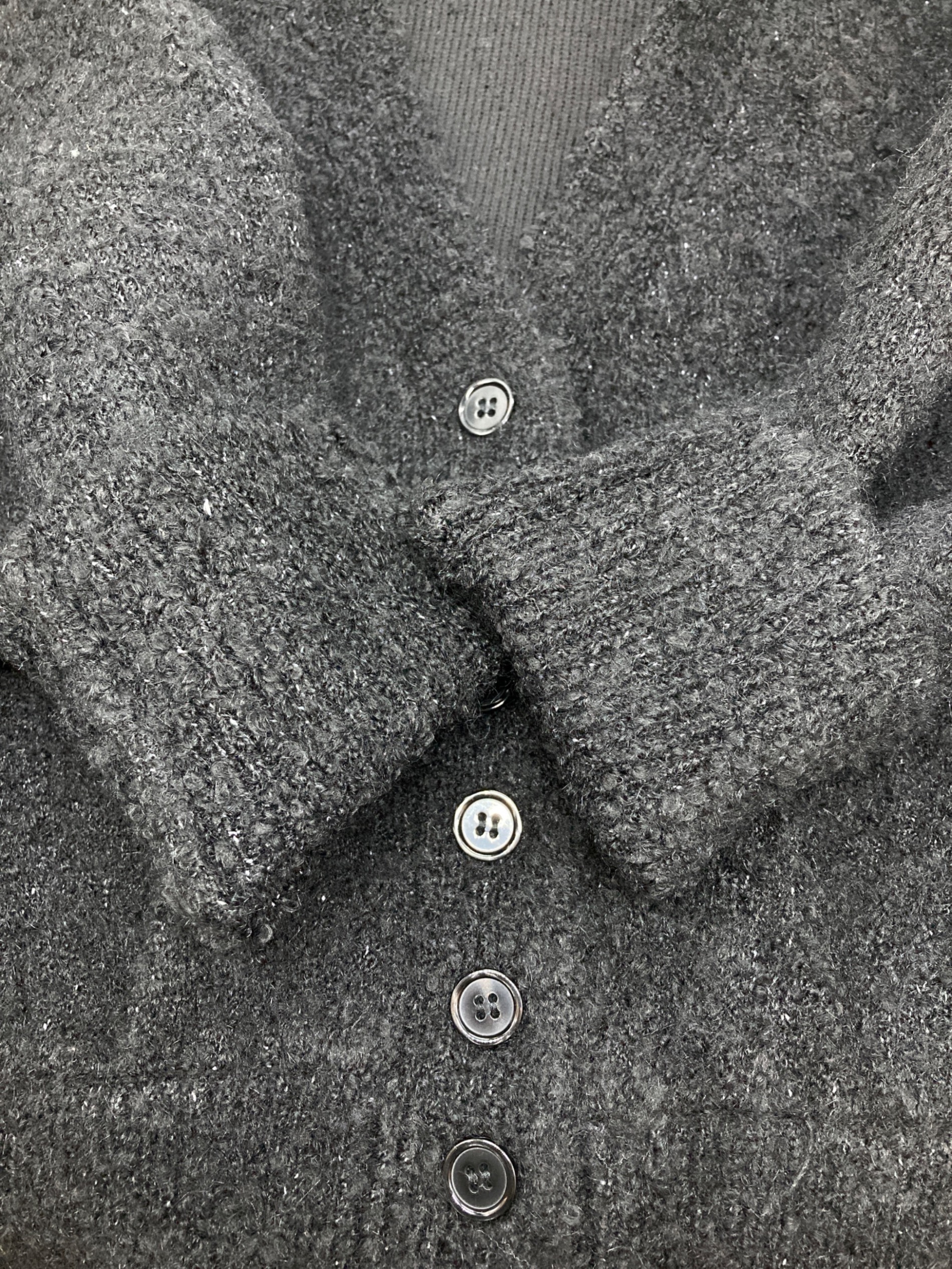 中古・古着通販】machatt (マチャット) ブークレニットカーディガン