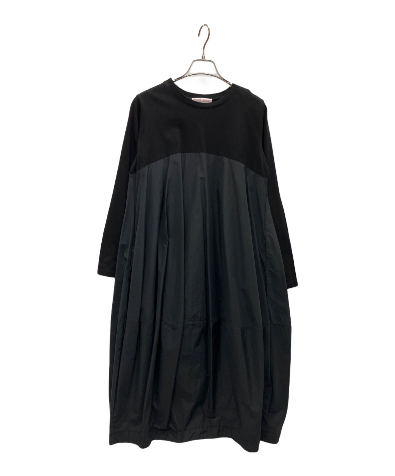 中古・古着通販】BEARDSLEY (ビアズリー) マルワンピ ブラック サイズ