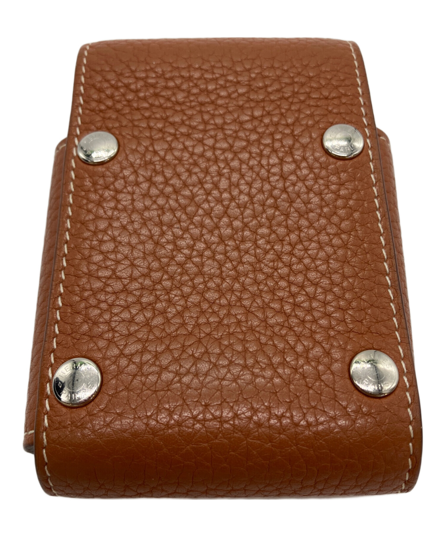 中古・古着通販】HERMES (エルメス) エテュイカルトPM ブラウン