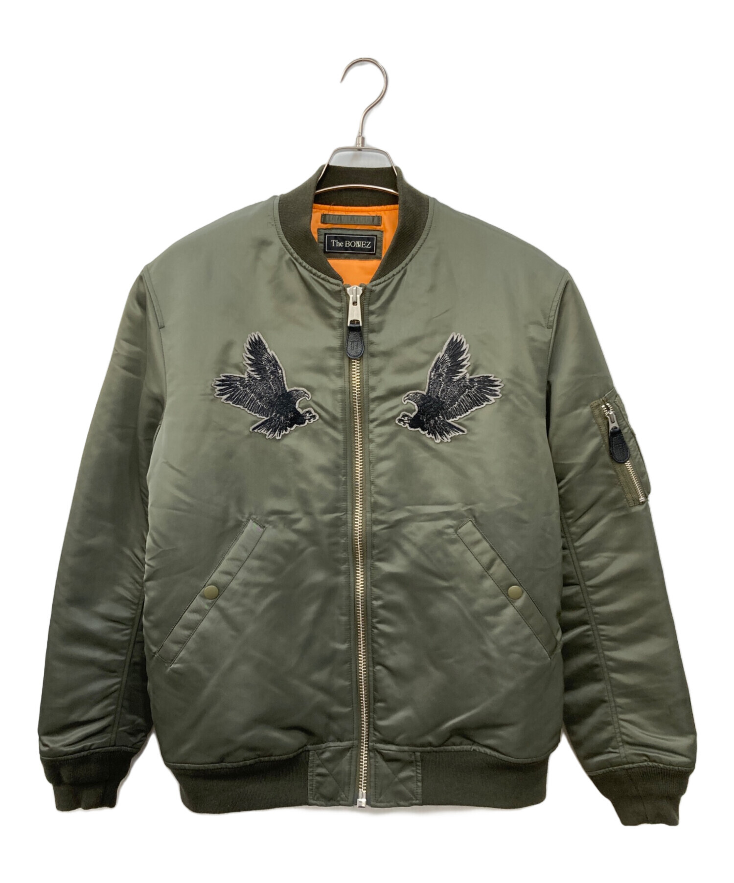 the bonez MA-1 　Lサイズ 中古・古着通販】The BONEZ (ザボーンズ) MA-1ジャケット カーキ