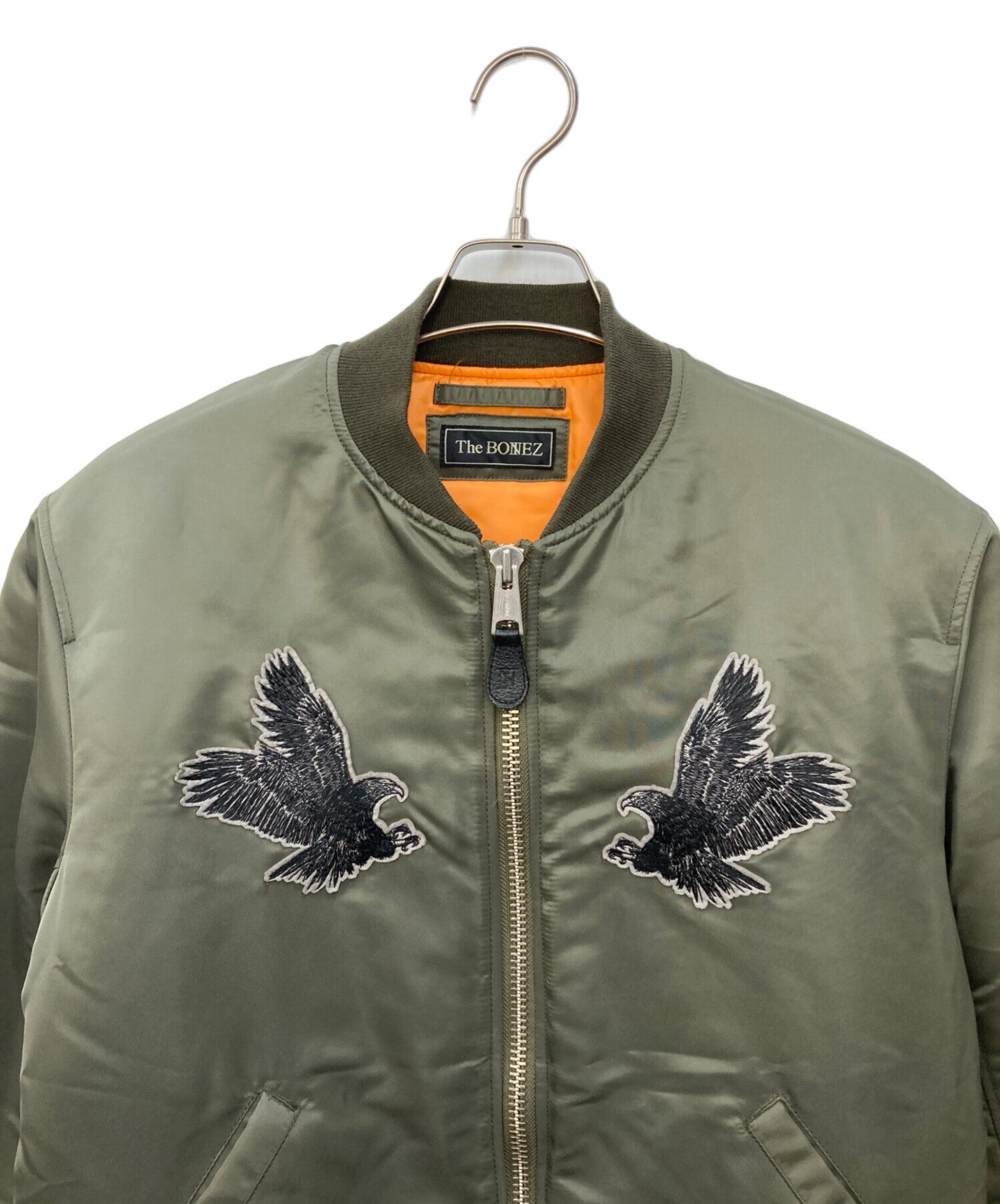中古・古着通販】The BONEZ (ザボーンズ) MA-1ジャケット カーキ