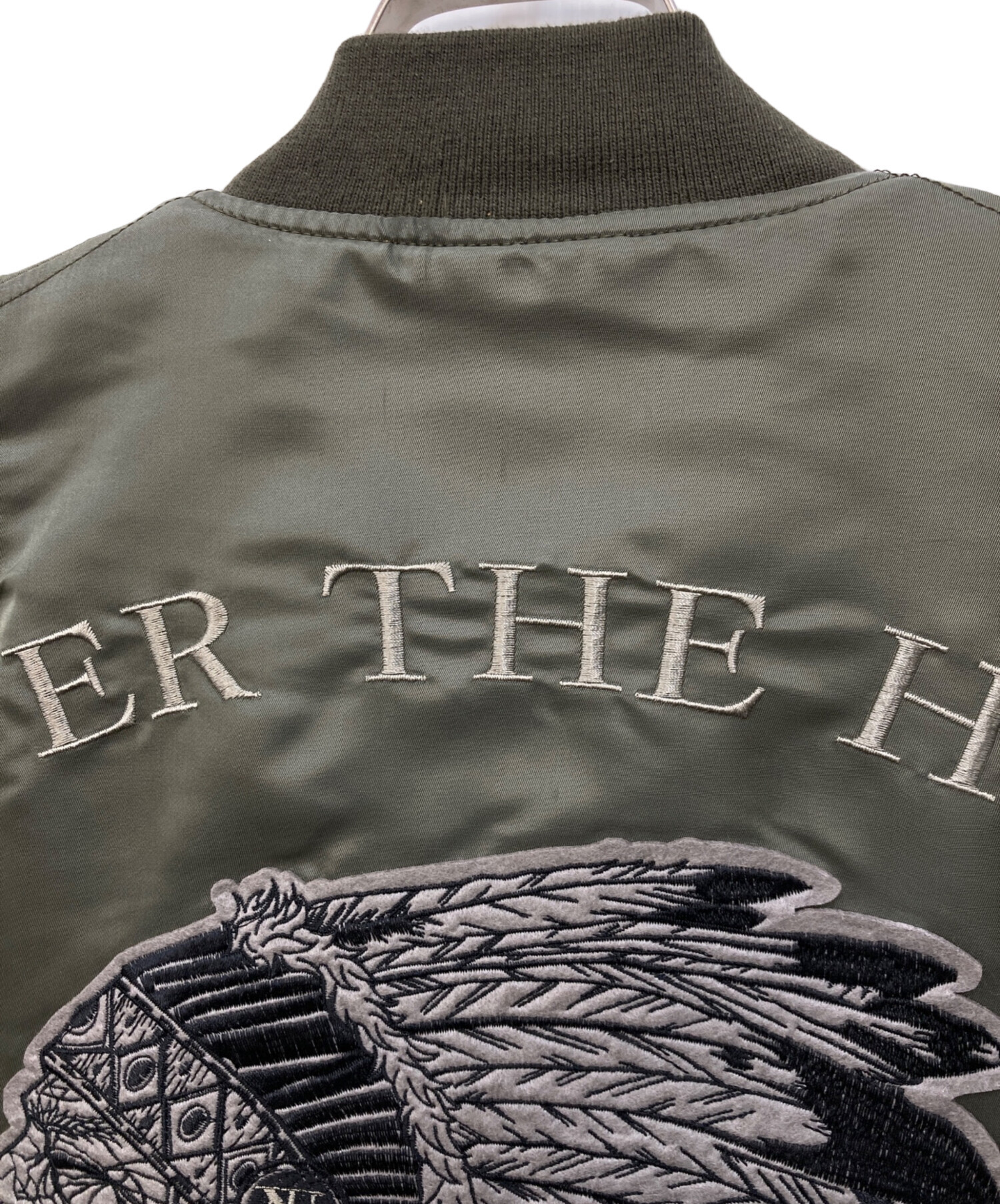 中古・古着通販】The BONEZ (ザボーンズ) MA-1ジャケット カーキ