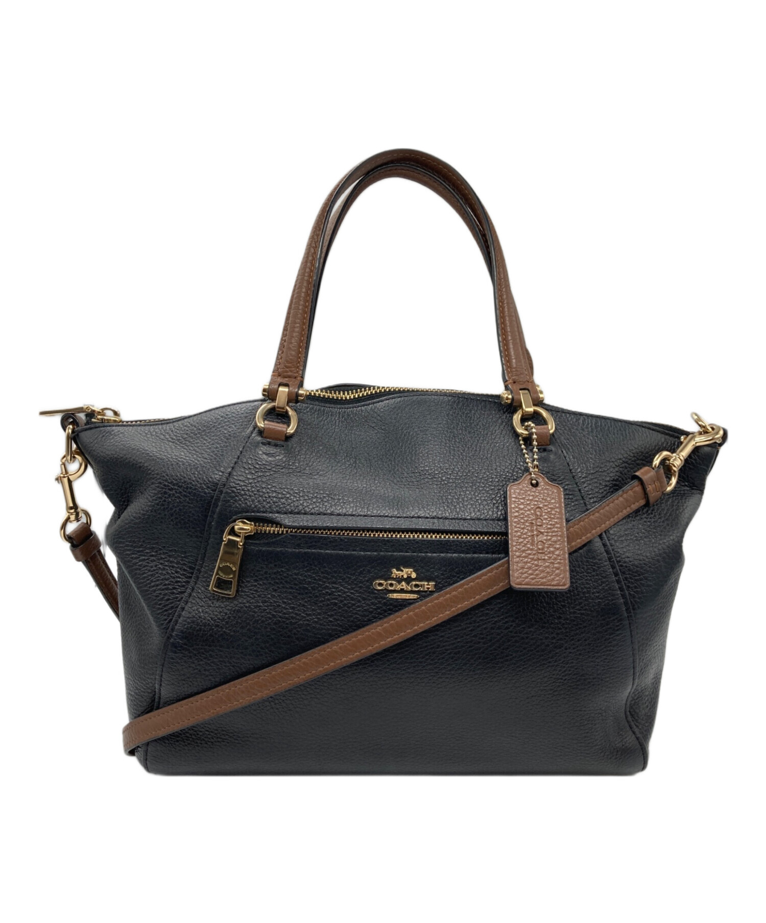 新品 コーチ COACH ハンドバッグ プレーリー サッチェル ブラウン 茶 