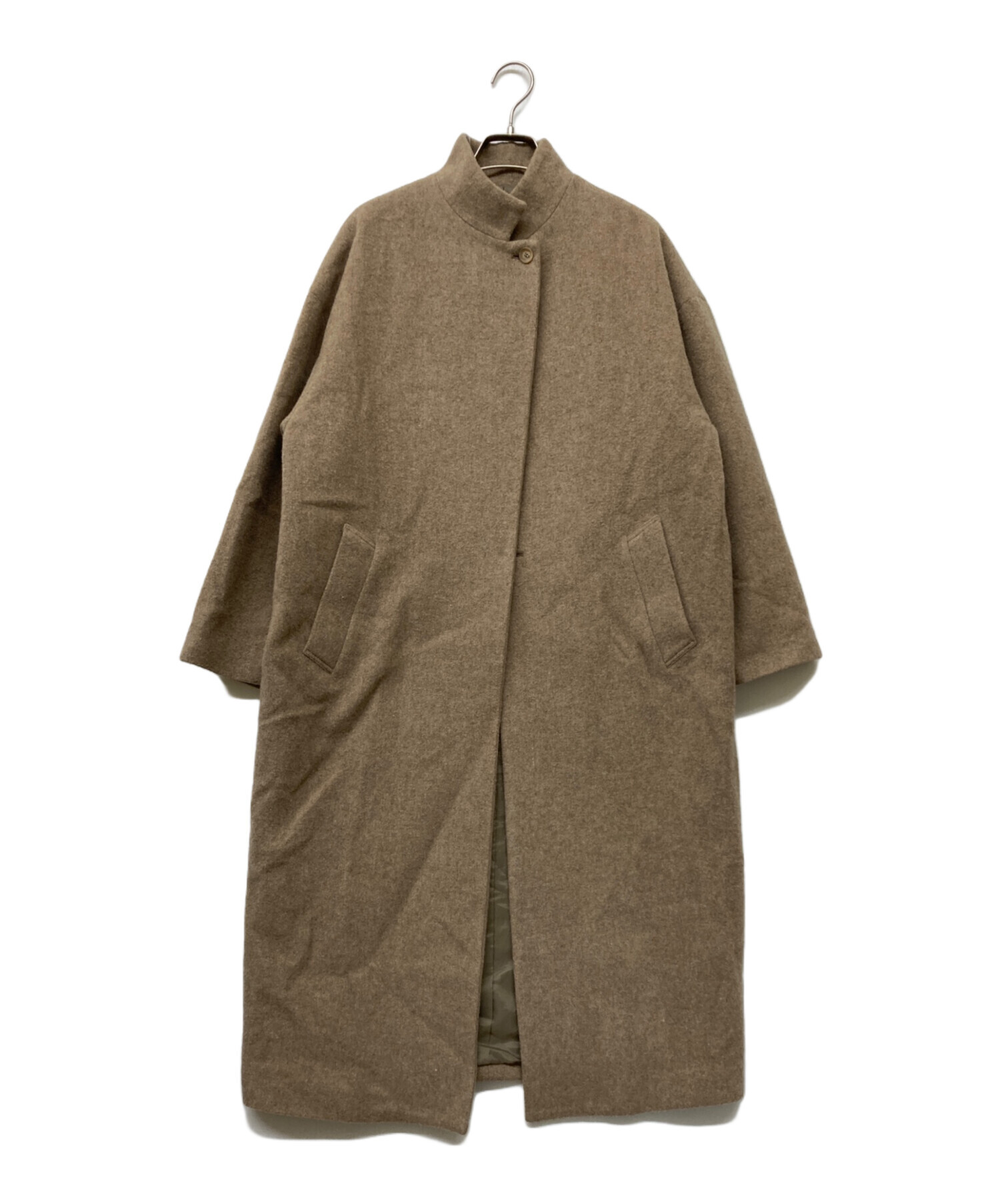 中古・古着通販】mizuiro-ind (ミズイロインド) ウールブレンドコート